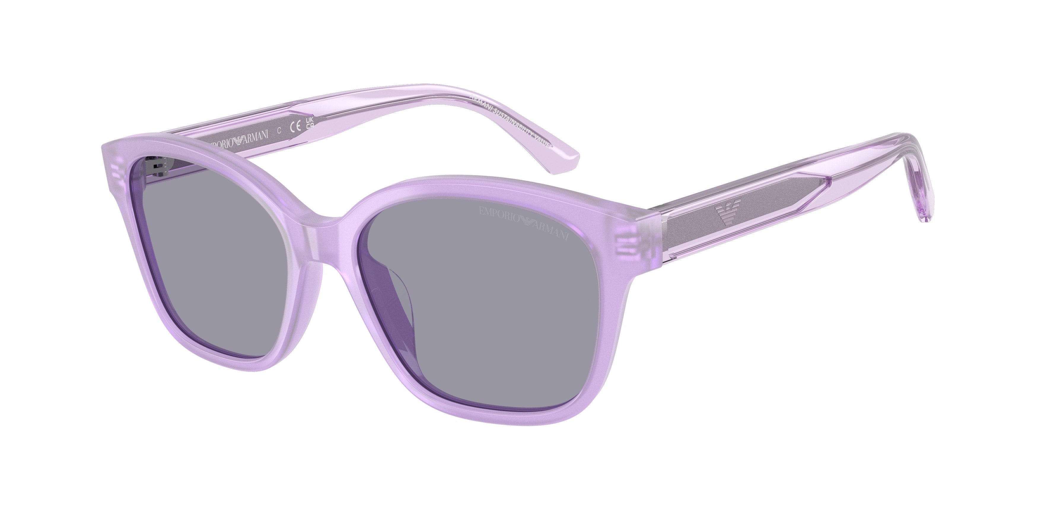 Emporio Armani Bambino Emporio Armani EK4009U 638880 Occhiali da sole bambino Acetato Viola Blu Cat Eye Normale
