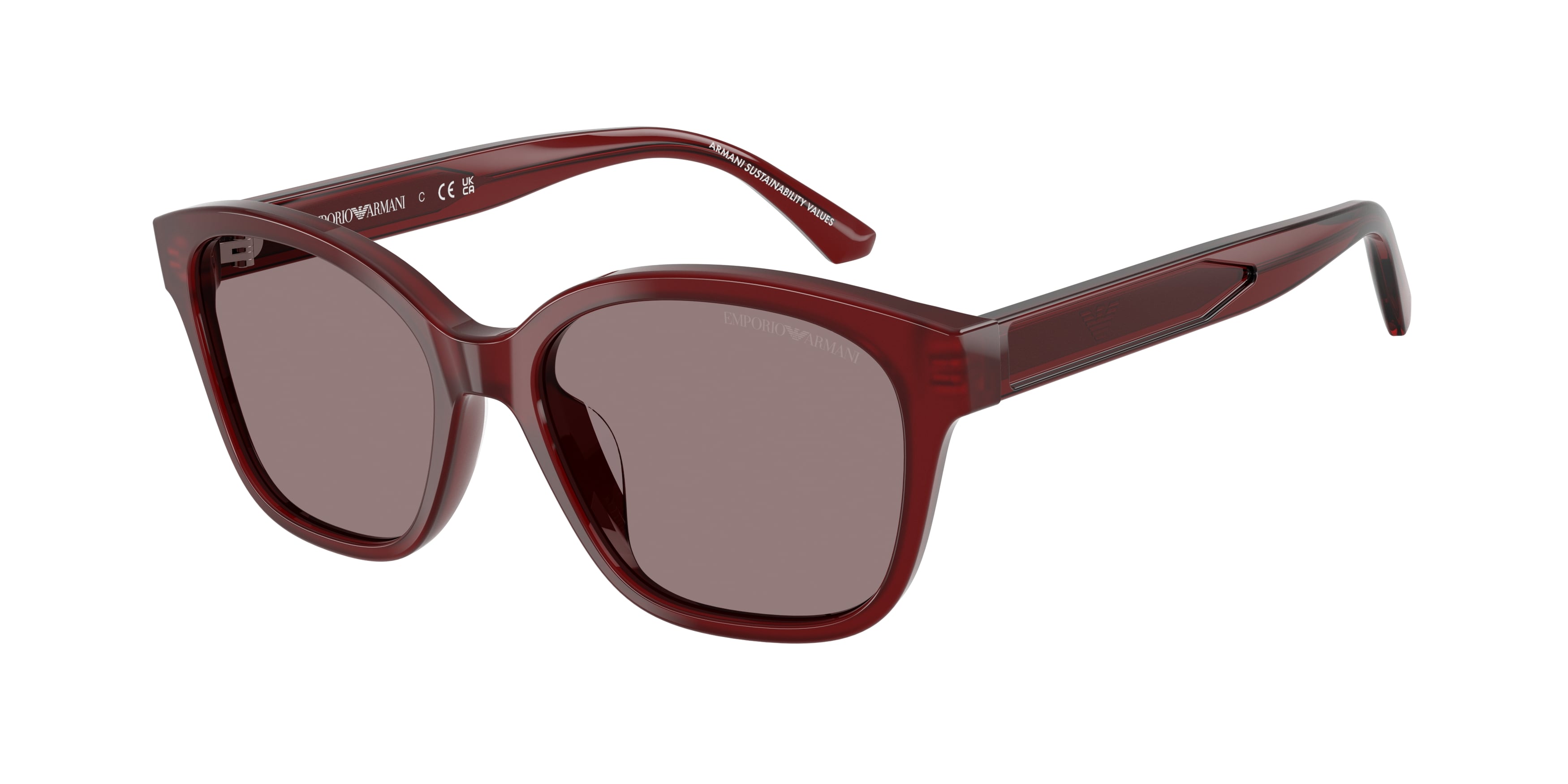Emporio Armani Bambino Emporio Armani EK4009U 63897N Occhiali da sole bambino Acetato Rosso Viola Cat Eye Normale Emporio Armani Bambino Emporio Armani EK4009U 63897N Occhiali da sole bambino Acetato Rosso Viola Cat Eye Normale