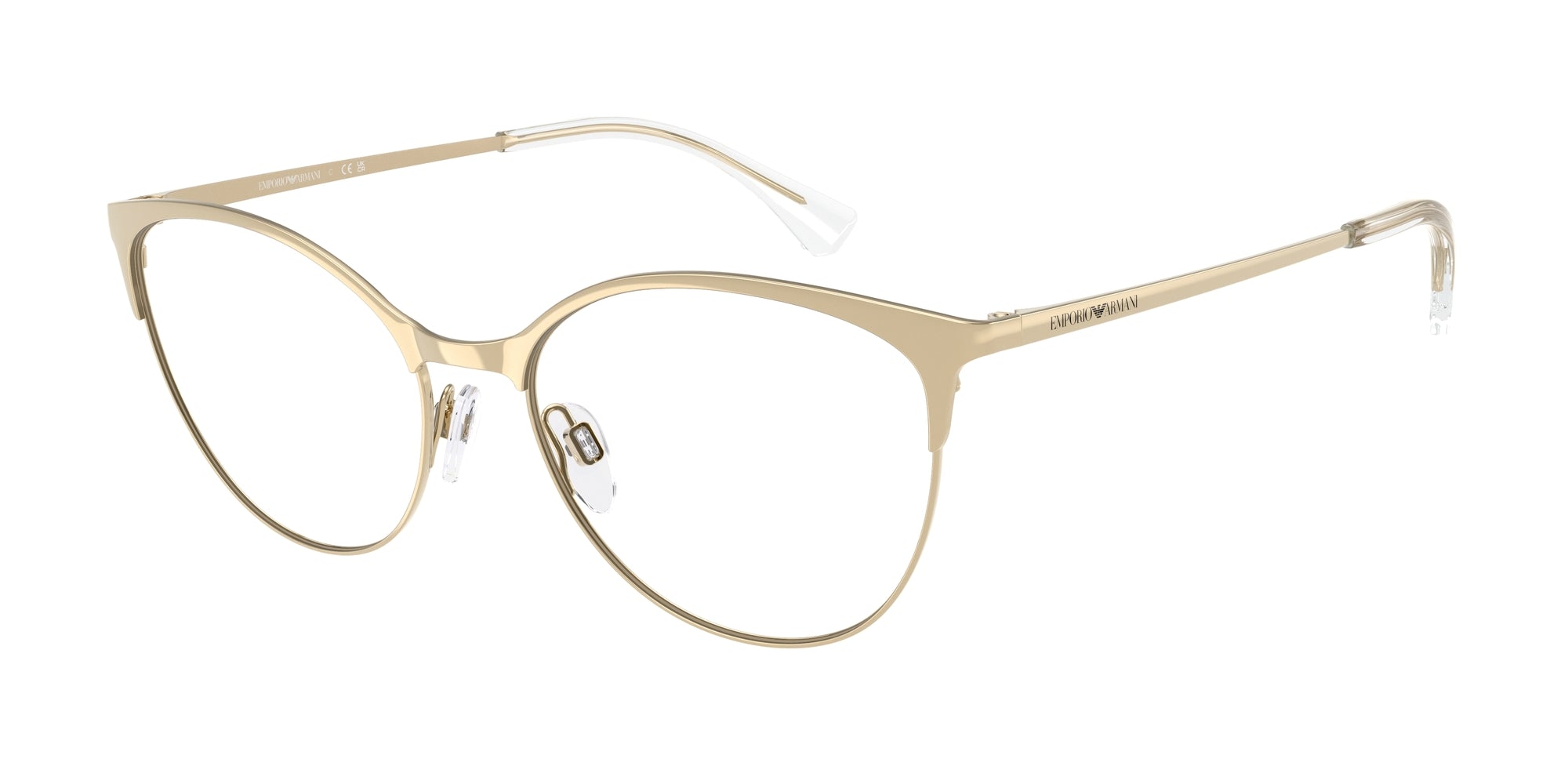 Emporio Armani Donna Emporio Armani EA1087 3013 Montature da vista Metallo Oro Cat Eye Normale Emporio Armani Donna Emporio Armani EA1087 3013 Montature da vista Metallo Oro Cat Eye Normale