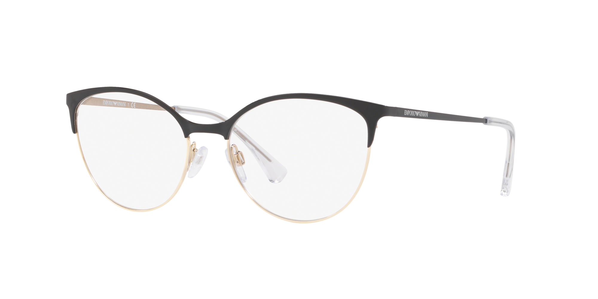 Emporio Armani Donna Emporio Armani EA1087 3014 Montature da vista Metallo Nero Cat Eye Normale Emporio Armani Donna Emporio Armani EA1087 3014 Montature da vista Metallo Nero Cat Eye Normale