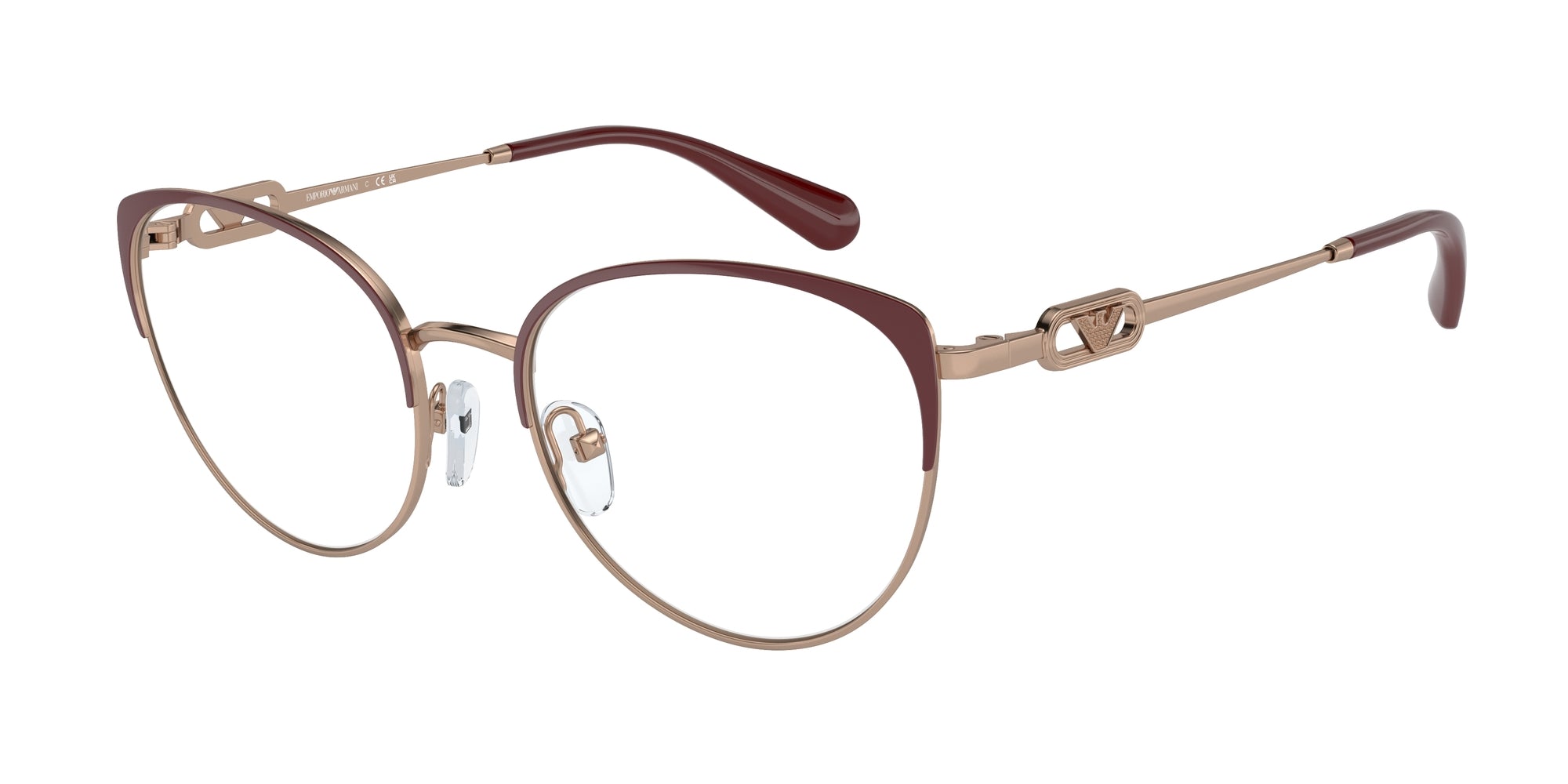 Emporio Armani Donna Emporio Armani EA1150 3268 Montature da vista Metallo Oro Cat Eye Normale