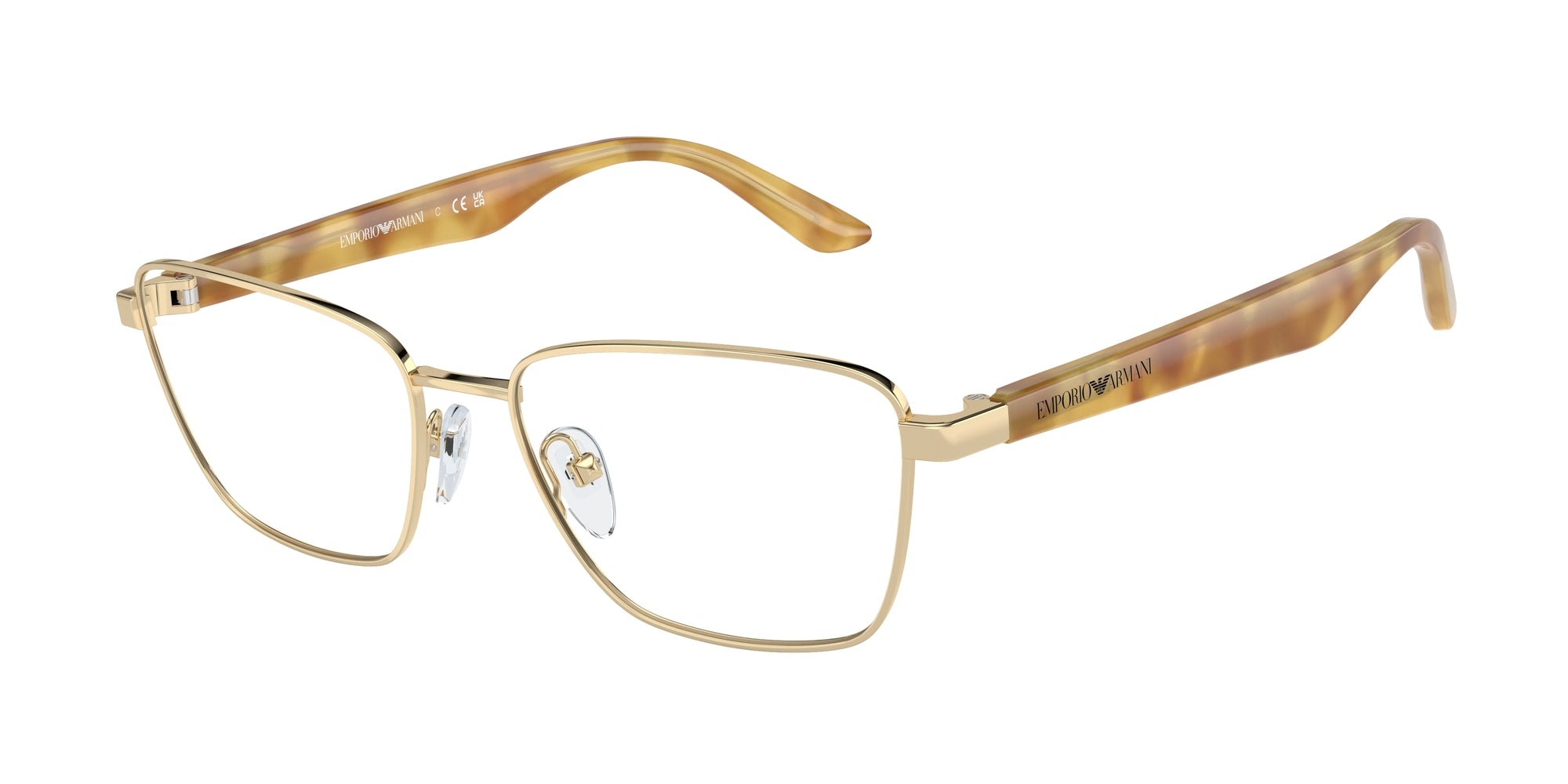 Emporio Armani Donna Emporio Armani EA1156 3013 Montature da vista Metallo Oro Geometrica Normale Emporio Armani Donna Emporio Armani EA1156 3013 Montature da vista Metallo Oro Geometrica Normale