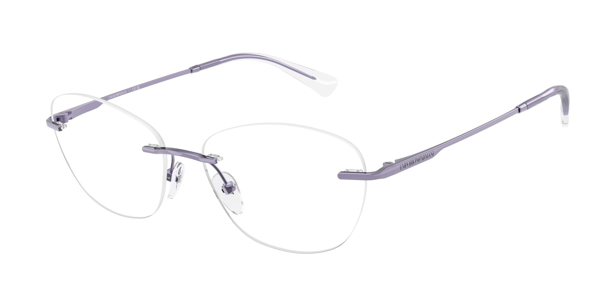 Emporio Armani Donna Emporio Armani EA1167 3383 Montature da vista Metallo Viola Pantos Normale