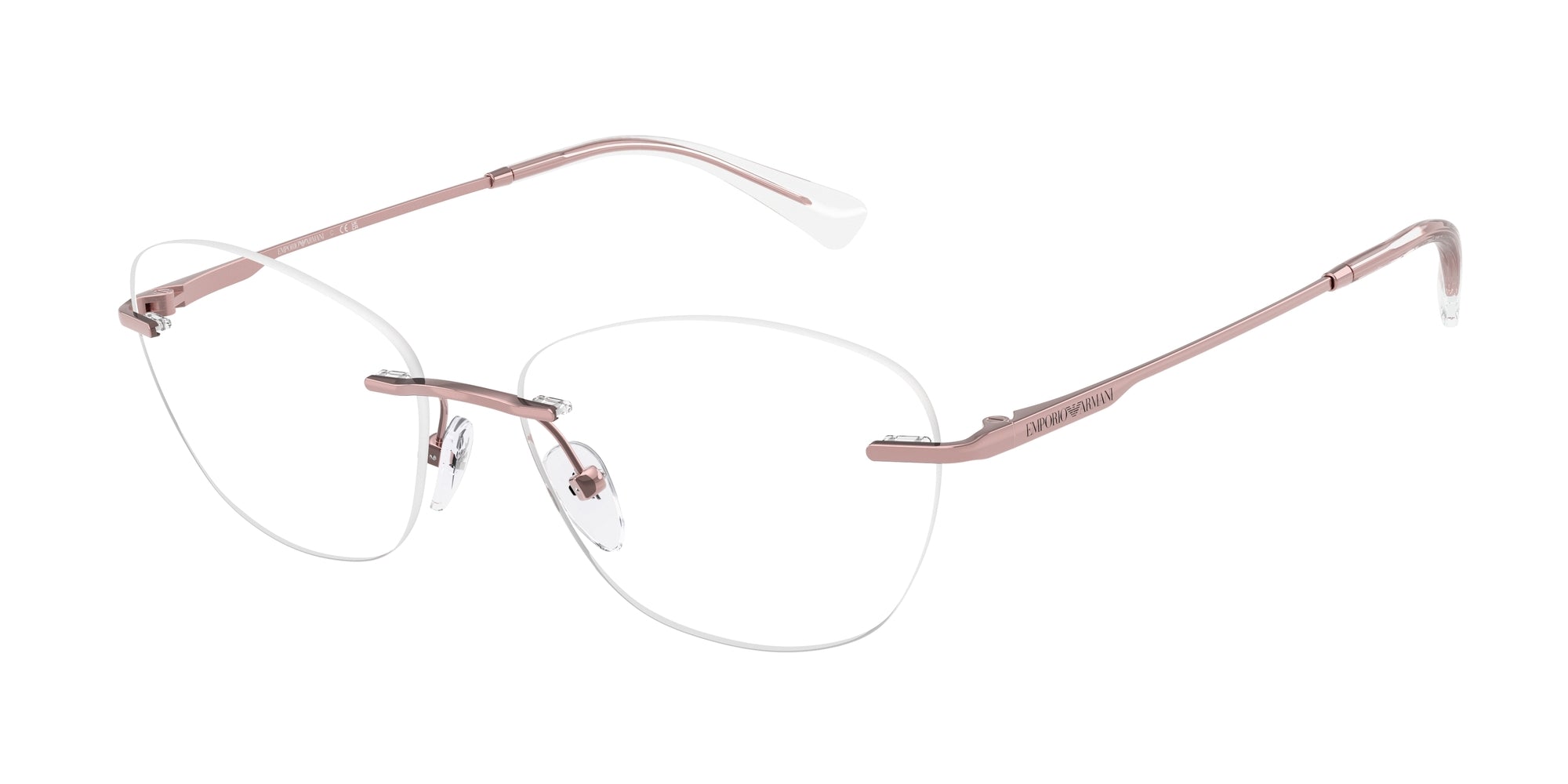 Emporio Armani Donna Emporio Armani EA1167 3390 Montature da vista Metallo Rosa Trasparente Pantos Normale Emporio Armani Donna Emporio Armani EA1167 3390 Montature da vista Metallo Rosa Trasparente Pantos Normale