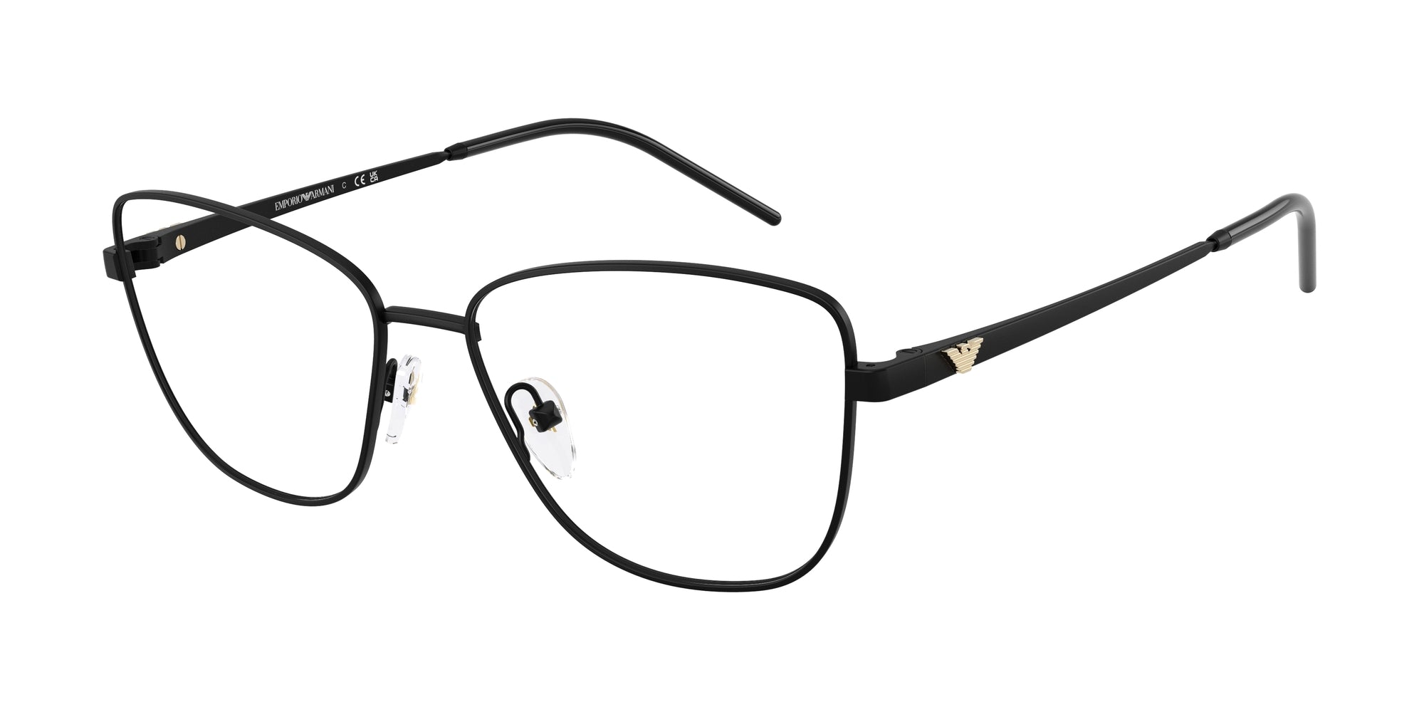 Emporio Armani Donna Emporio Armani EA1172 3001 Montature da vista Metallo Nero Geometrica Normale Emporio Armani Donna Emporio Armani EA1172 3001 Montature da vista Metallo Nero Geometrica Normale