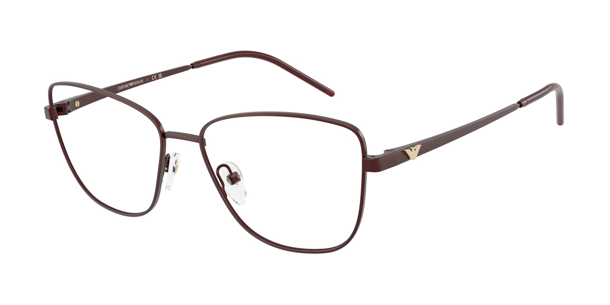 Emporio Armani Donna Emporio Armani EA1172 3401 Montature da vista Metallo Rosso Geometrica Normale Emporio Armani Donna Emporio Armani EA1172 3401 Montature da vista Metallo Rosso Geometrica Normale