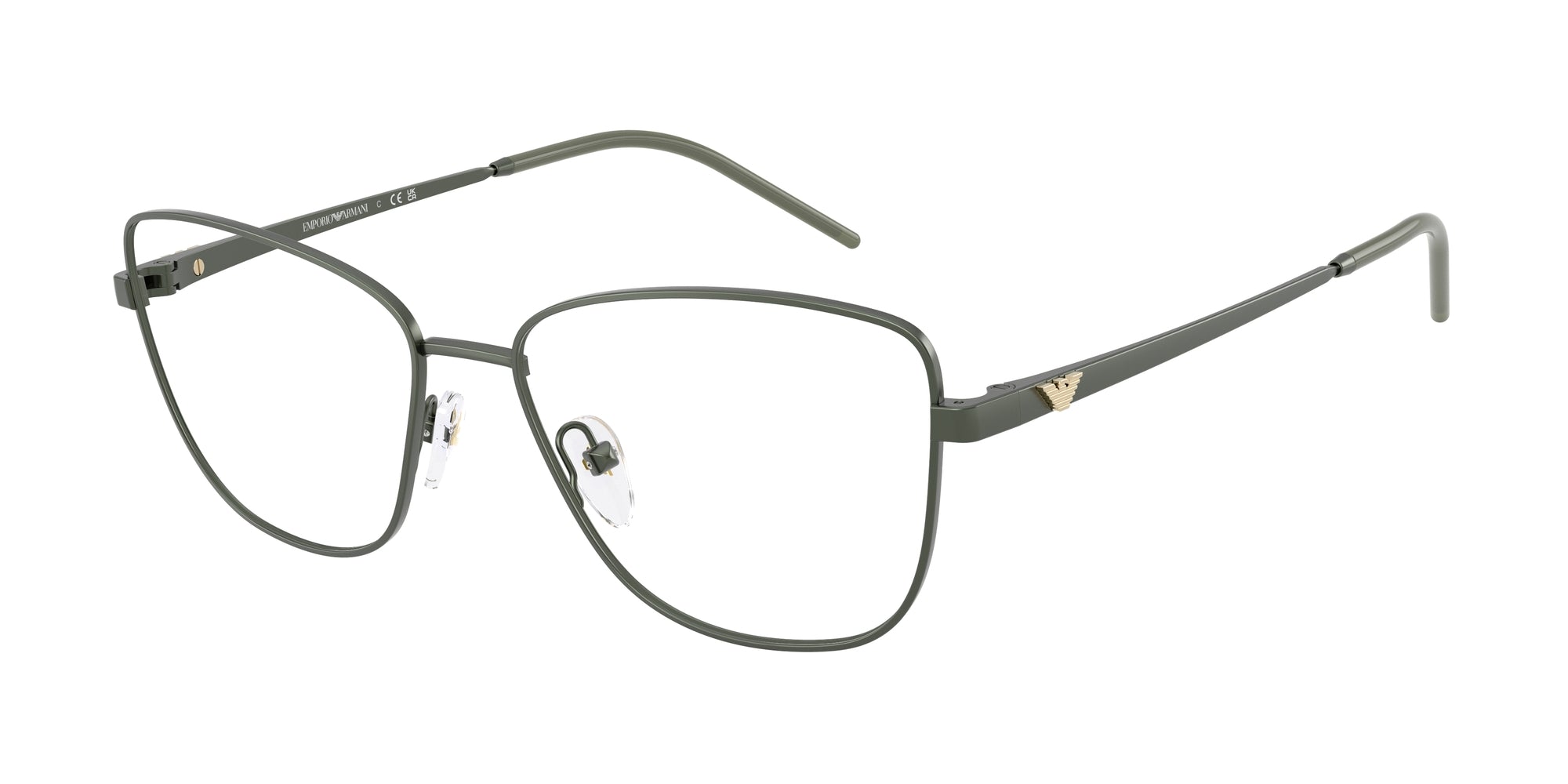 Emporio Armani Donna Emporio Armani EA1172 3402 Montature da vista Metallo Verde Geometrica Normale Emporio Armani Donna Emporio Armani EA1172 3402 Montature da vista Metallo Verde Geometrica Normale