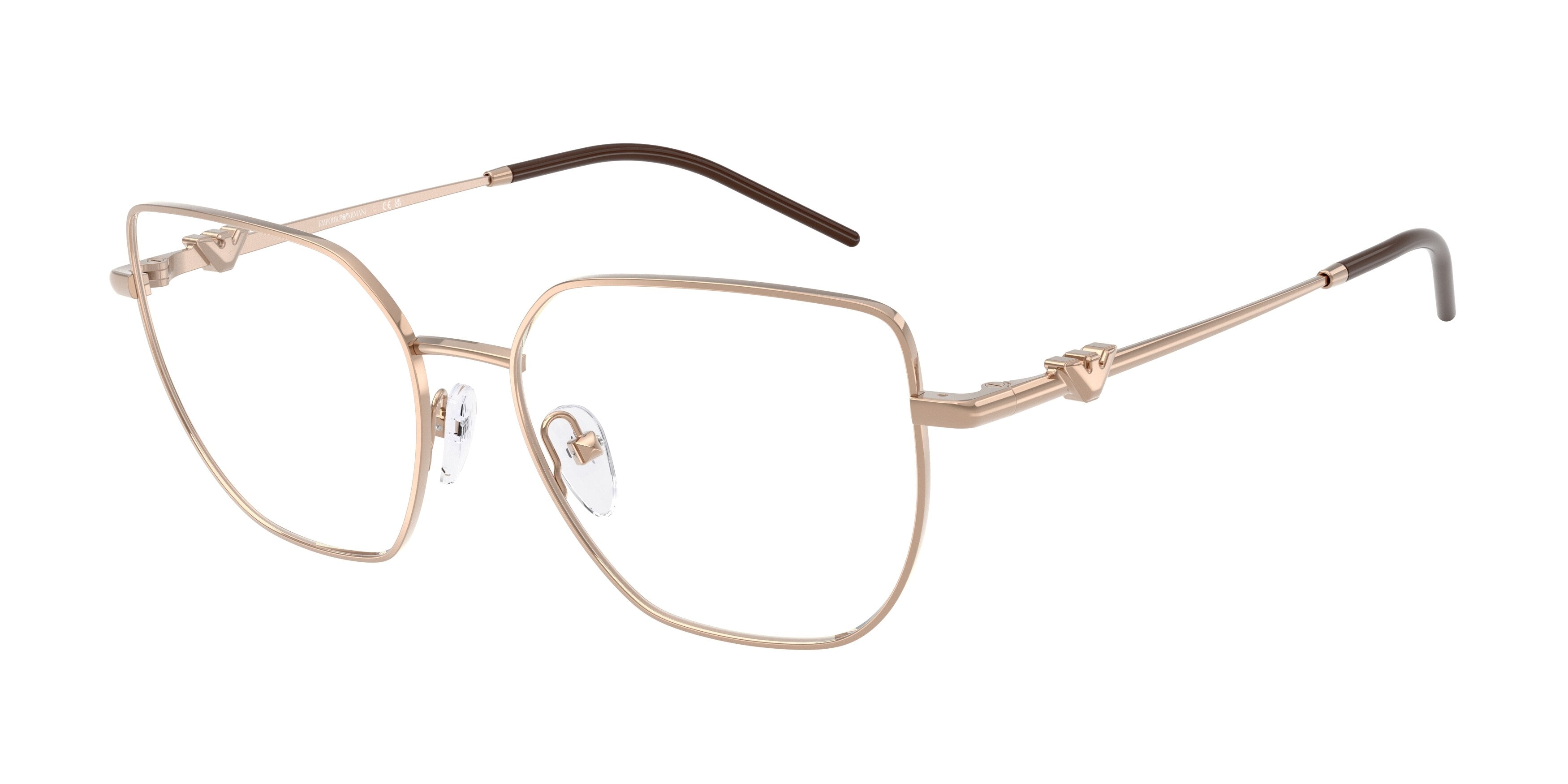Emporio Armani Donna Emporio Armani EA1176 3011 Montature da vista Metallo Oro Geometrica Normale Emporio Armani Donna Emporio Armani EA1176 3011 Montature da vista Metallo Oro Geometrica Normale