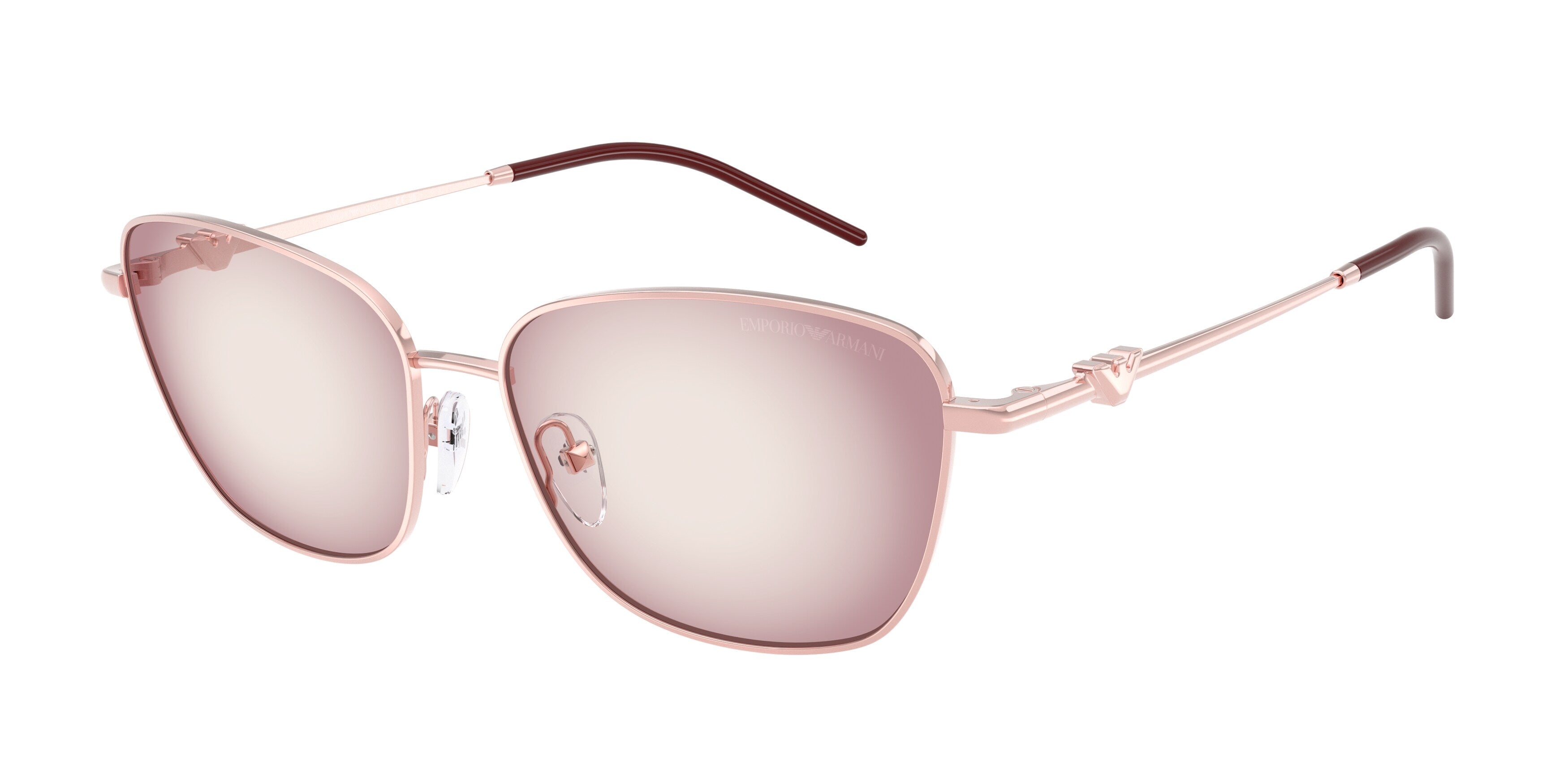 Emporio Armani Donna Emporio Armani EA2170 34268H Occhiali da sole Metallo Rosa Rosa Geometrica Normale Sfumato Emporio Armani Donna Emporio Armani EA2170 34268H Occhiali da sole Metallo Rosa Rosa Geometrica Normale Sfumato