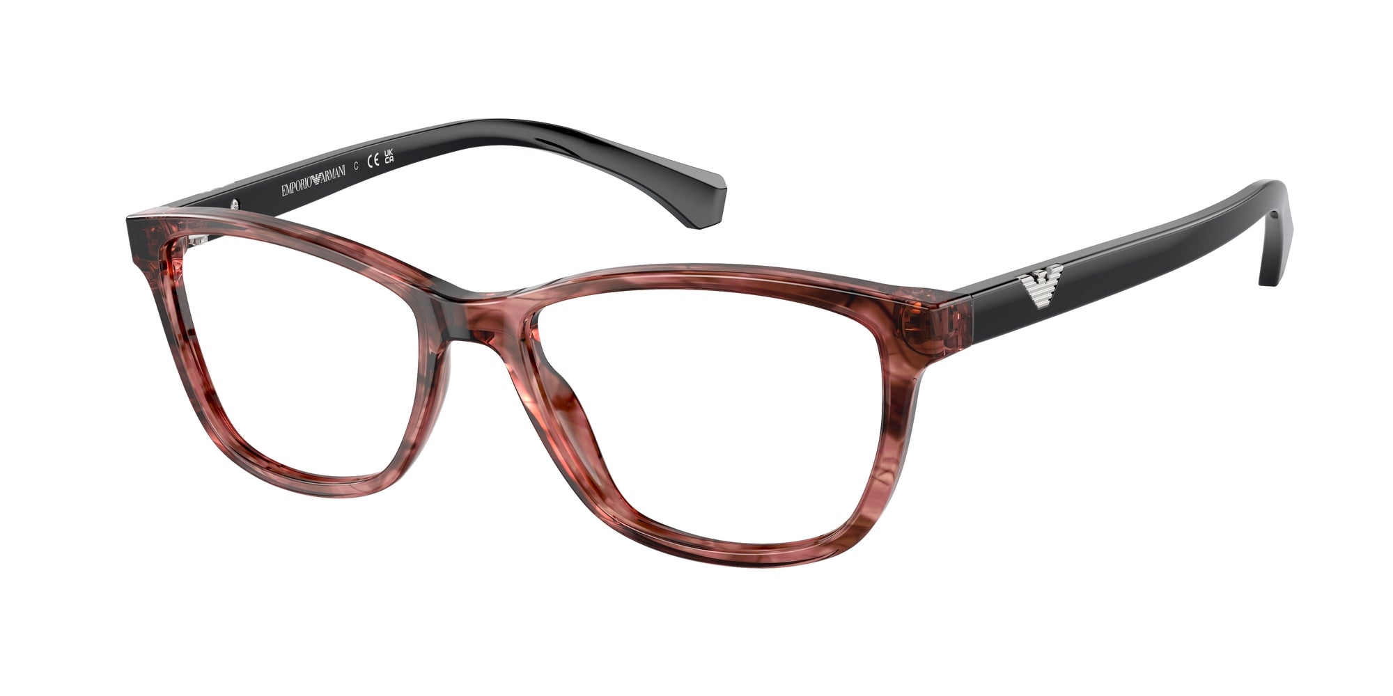 Emporio Armani Donna Emporio Armani EA3099 5553 Montature da vista Acetato Rosa Cat Eye Normale Emporio Armani Donna Emporio Armani EA3099 5553 Montature da vista Acetato Rosa Cat Eye Normale