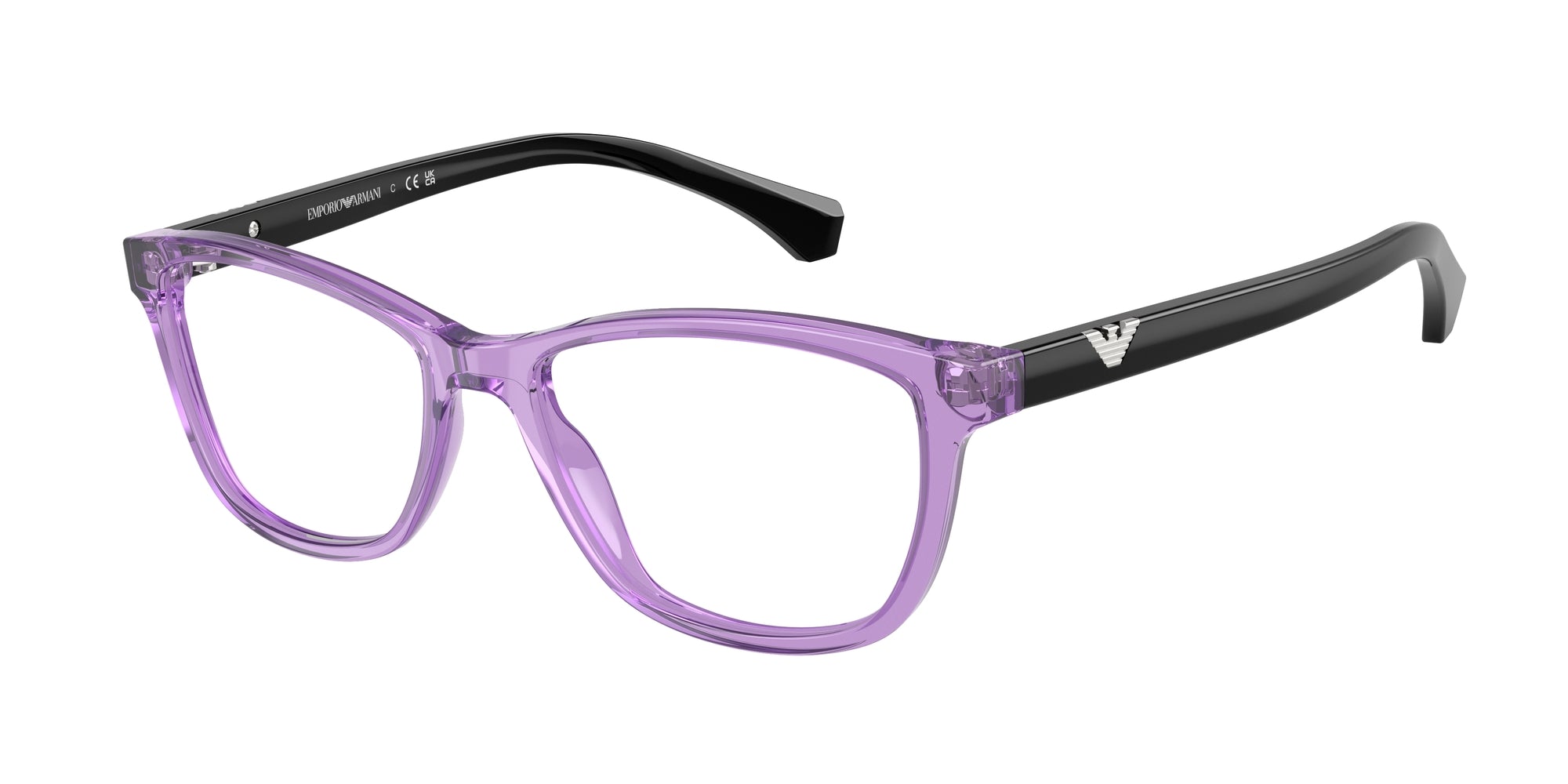 Emporio Armani Donna Emporio Armani EA3099 6197 Montature da vista Acetato Viola Cat Eye Normale Emporio Armani Donna Emporio Armani EA3099 6197 Montature da vista Acetato Viola Cat Eye Normale