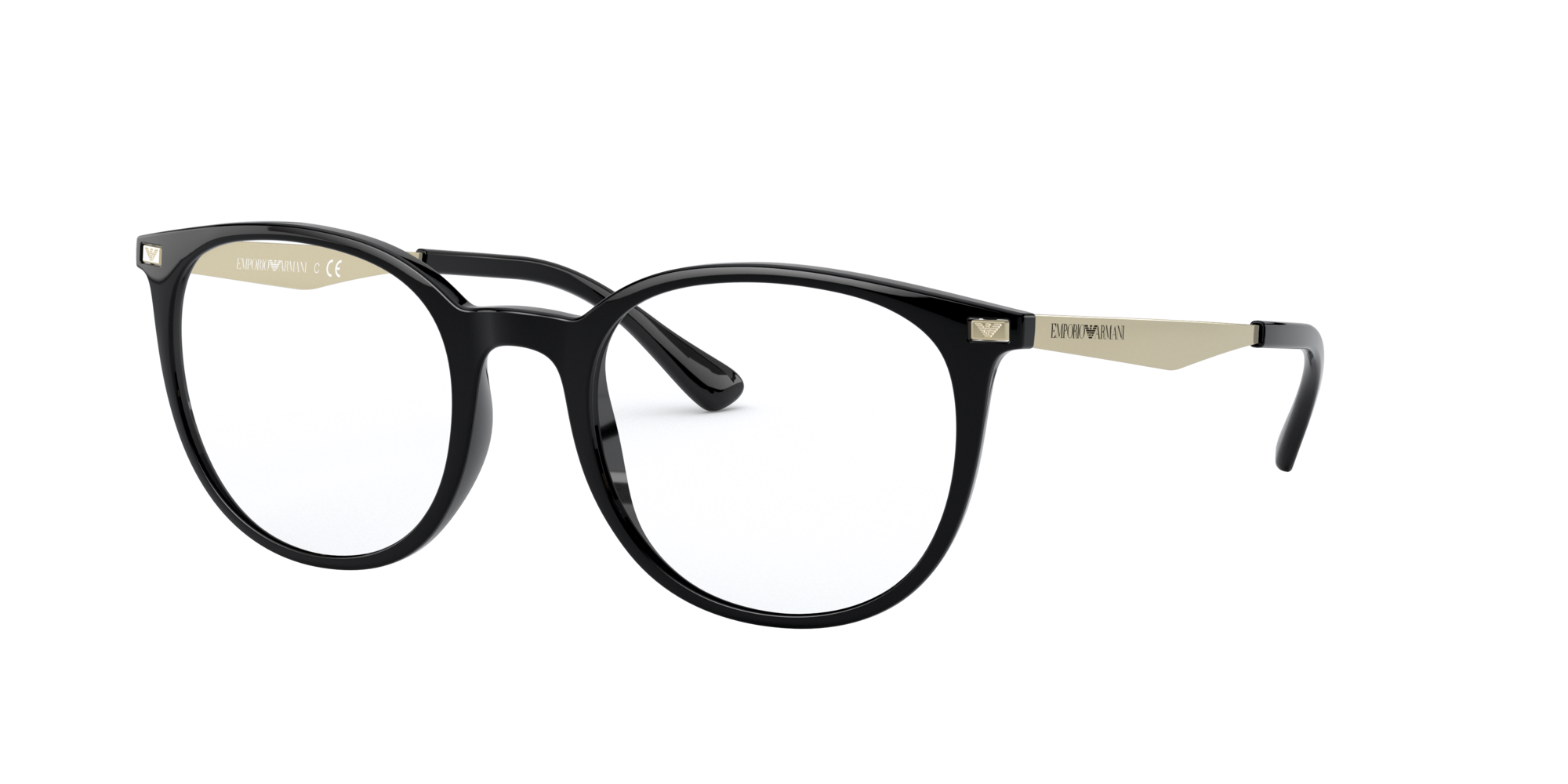 Emporio Armani Donna Emporio Armani EA3168 5001 Montature da vista Iniettato Nero Pantos Normale