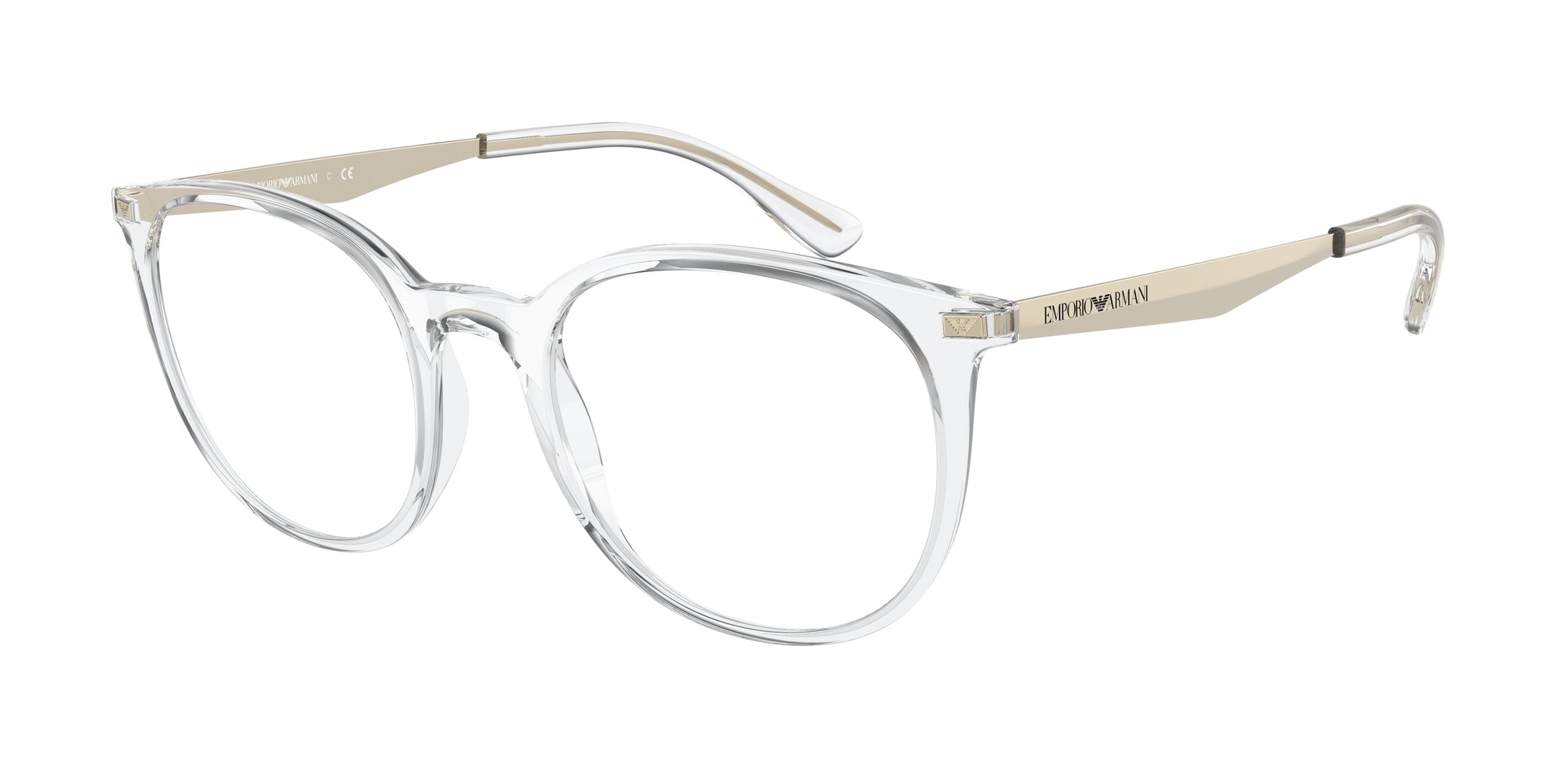 Emporio Armani Donna Emporio Armani EA3168 5371 Montature da vista Iniettato Trasparente Pantos Normale Emporio Armani Donna Emporio Armani EA3168 5371 Montature da vista Iniettato Trasparente Pantos Normale