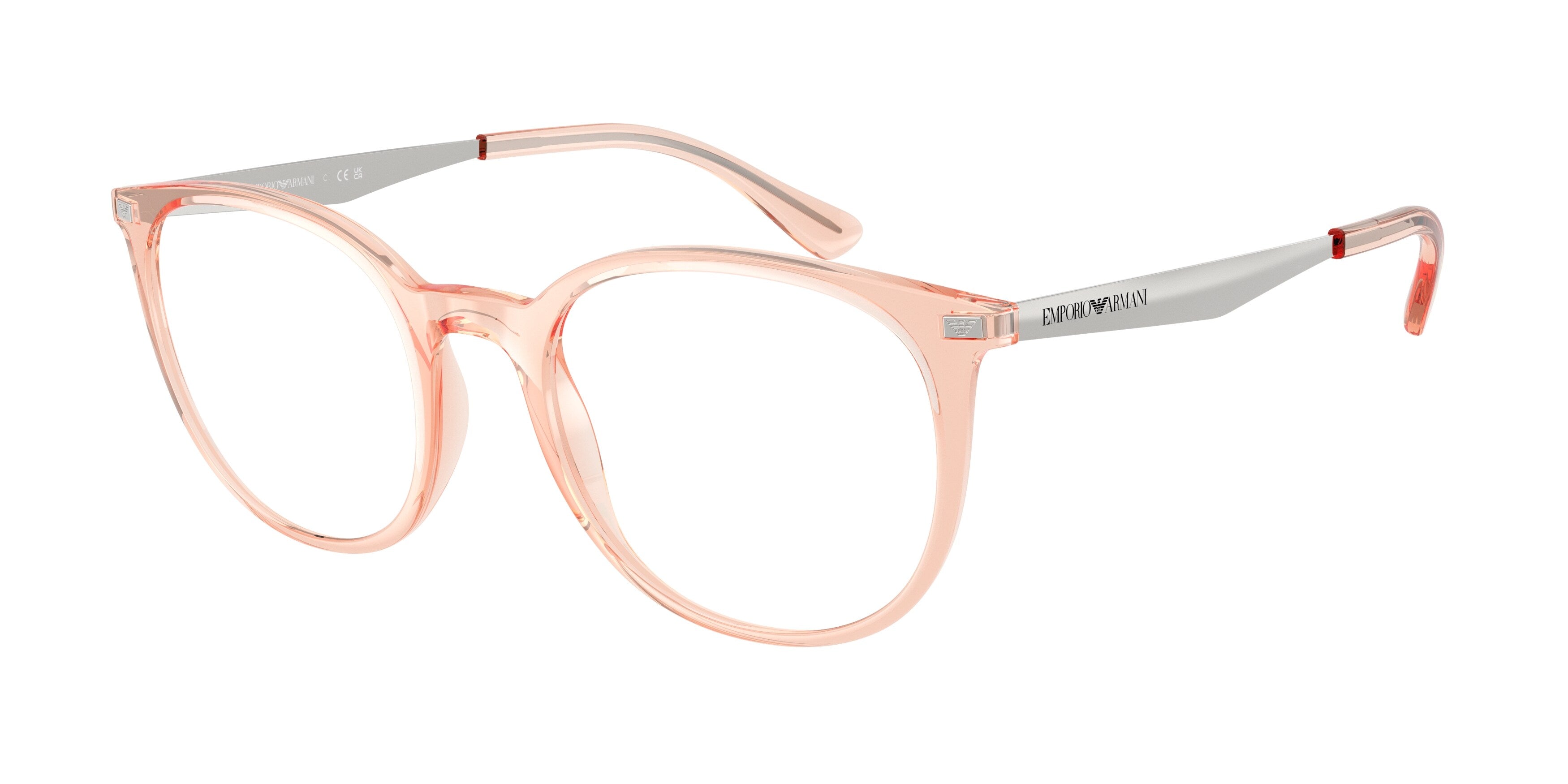 Emporio Armani Donna Emporio Armani EA3168 6346 Montature da vista Iniettato Rosa Trasparente Pantos Normale Emporio Armani Donna Emporio Armani EA3168 6346 Montature da vista Iniettato Rosa Trasparente Pantos Normale