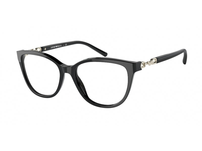 Emporio Armani Donna Emporio Armani EA3190 5001 Montature da vista Acetato Nero Pillow Normale Emporio Armani Donna Emporio Armani EA3190 5001 Montature da vista Acetato Nero Pillow Normale