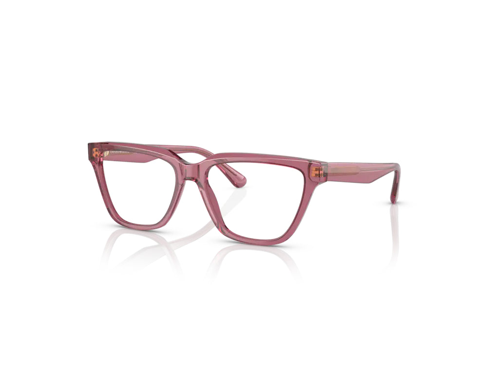 Emporio Armani Donna Emporio Armani EA3208 5544 Montature da vista Acetato Rosa Trasparente Cat Eye Normale Emporio Armani Donna Emporio Armani EA3208 5544 Montature da vista Acetato Rosa Trasparente Cat Eye Normale