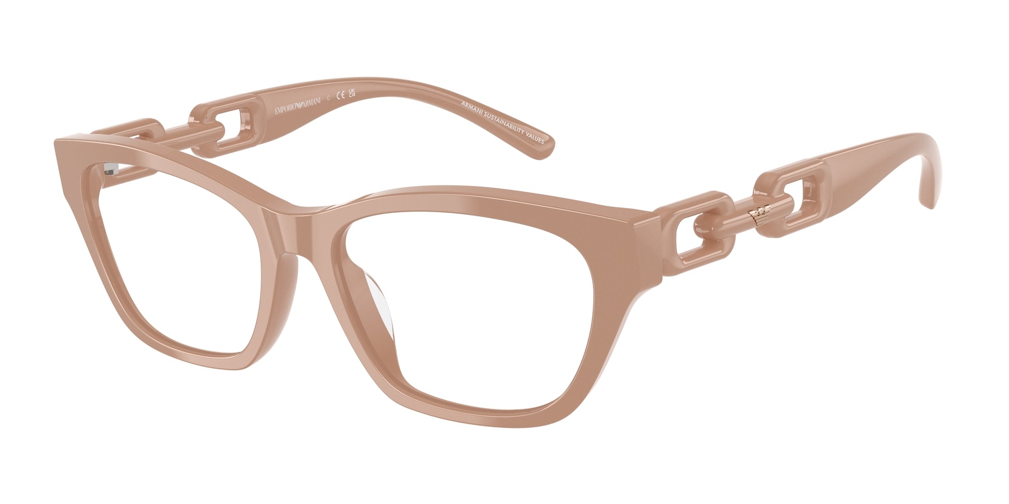 Emporio Armani Donna Emporio Armani EA3223U 5146 Montature da vista Acetato Marrone Cat Eye Normale Emporio Armani Donna Emporio Armani EA3223U 5146 Montature da vista Acetato Marrone Cat Eye Normale