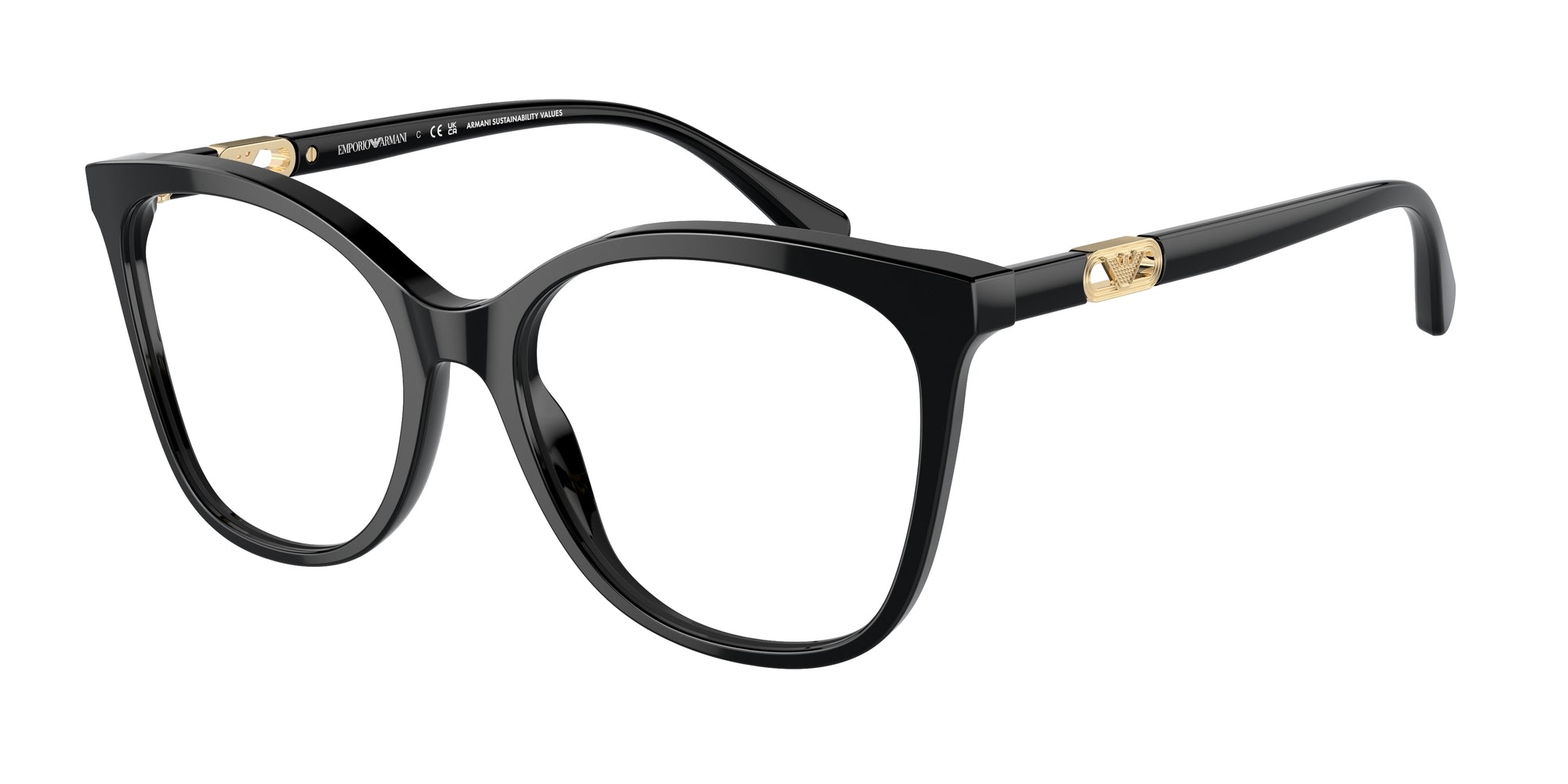 Emporio Armani Donna Emporio Armani EA3231 5017 Montature da vista Acetato Nero Squadrata Normale Emporio Armani Donna Emporio Armani EA3231 5017 Montature da vista Acetato Nero Squadrata Normale