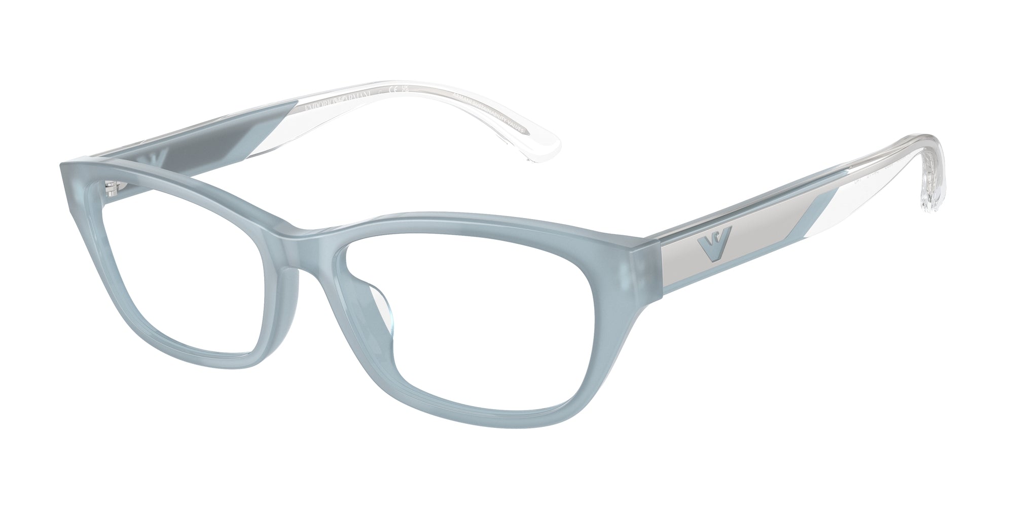 Emporio Armani Donna Emporio Armani EA3238U 6096 Montature da vista Acetato Blu Cat Eye Normale Emporio Armani Donna Emporio Armani EA3238U 6096 Montature da vista Acetato Blu Cat Eye Normale