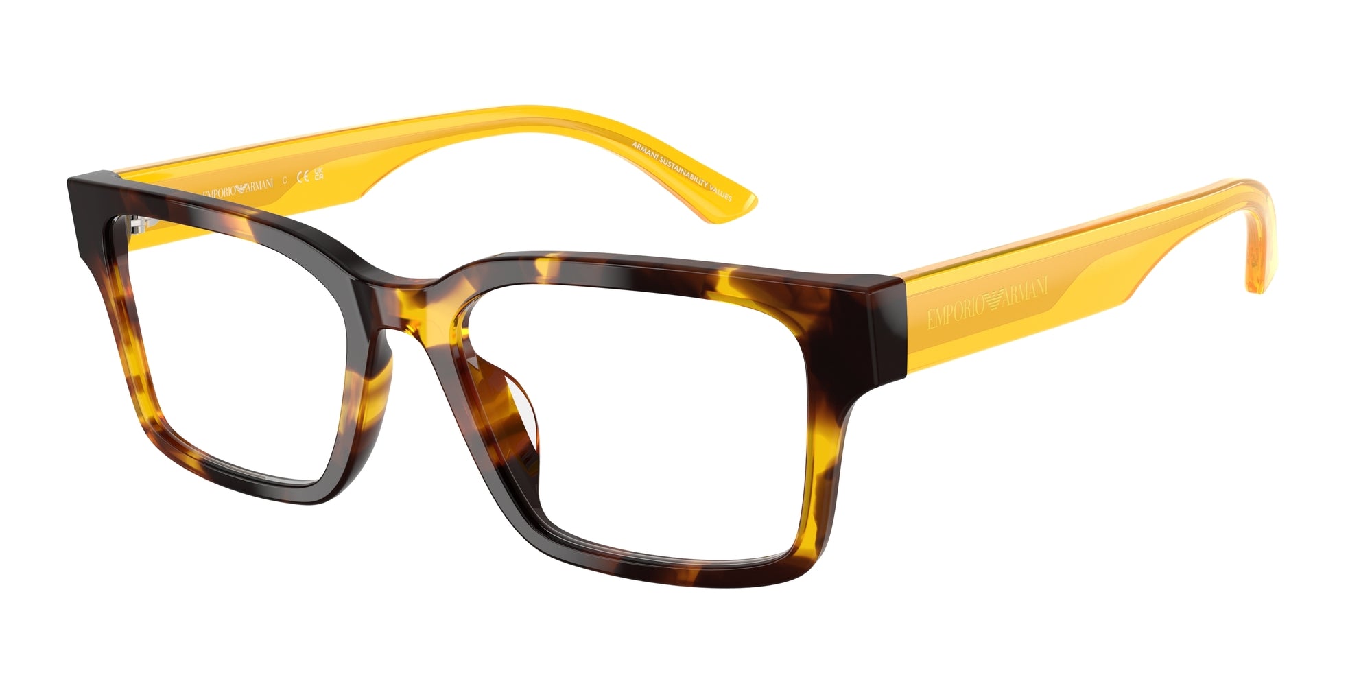 Emporio Armani Donna Emporio Armani EA3245U 6181 Montature da vista Acetato Tartaruga Squadrata Normale