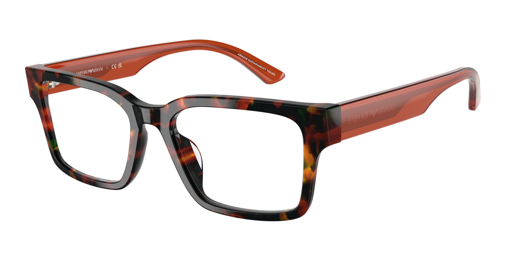 Emporio Armani Donna Emporio Armani EA3245U 6182 Montature da vista Acetato Tartaruga Squadrata Normale Emporio Armani Donna Emporio Armani EA3245U 6182 Montature da vista Acetato Tartaruga Squadrata Normale