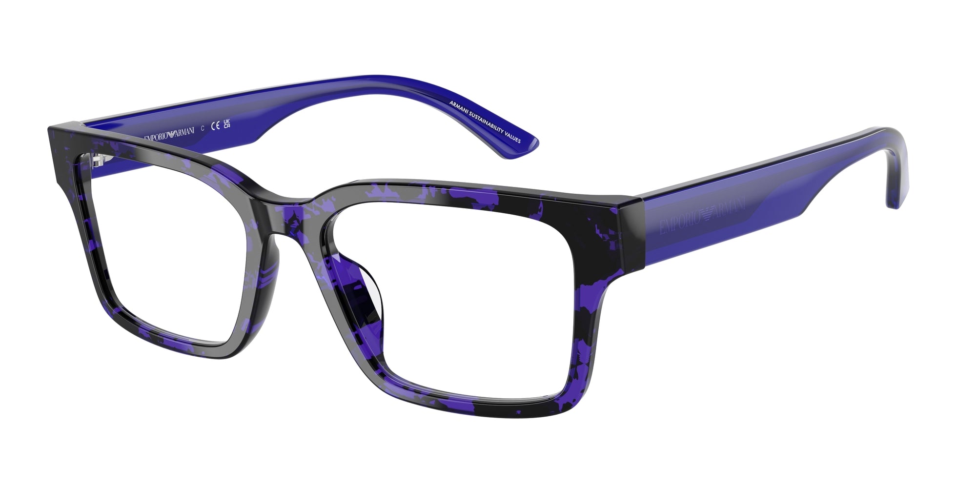 Emporio Armani Donna Emporio Armani EA3245U 6183 Montature da vista Acetato Viola Squadrata Normale Emporio Armani Donna Emporio Armani EA3245U 6183 Montature da vista Acetato Viola Squadrata Normale