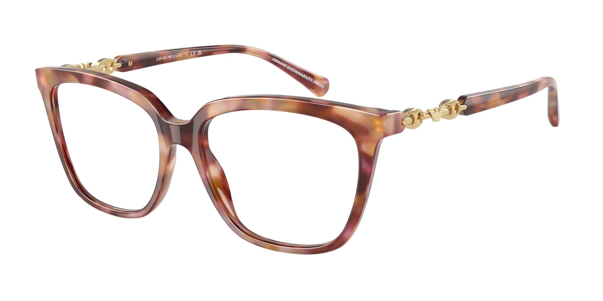 Emporio Armani Donna Emporio Armani EA3248 6196 Montature da vista Acetato Rosso Cat Eye Normale Emporio Armani Donna Emporio Armani EA3248 6196 Montature da vista Acetato Rosso Cat Eye Normale