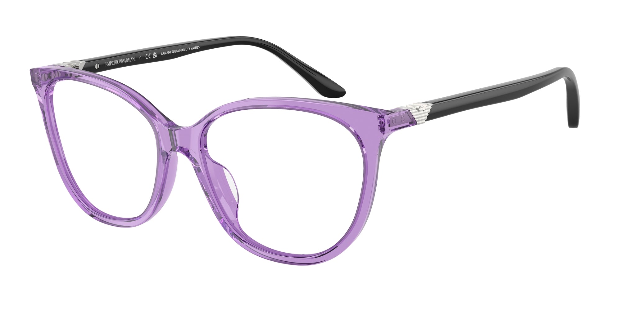 Emporio Armani Donna Emporio Armani EA3249U 6197 Montature da vista Acetato Blu Cat Eye Normale Emporio Armani Donna Emporio Armani EA3249U 6197 Montature da vista Acetato Blu Cat Eye Normale