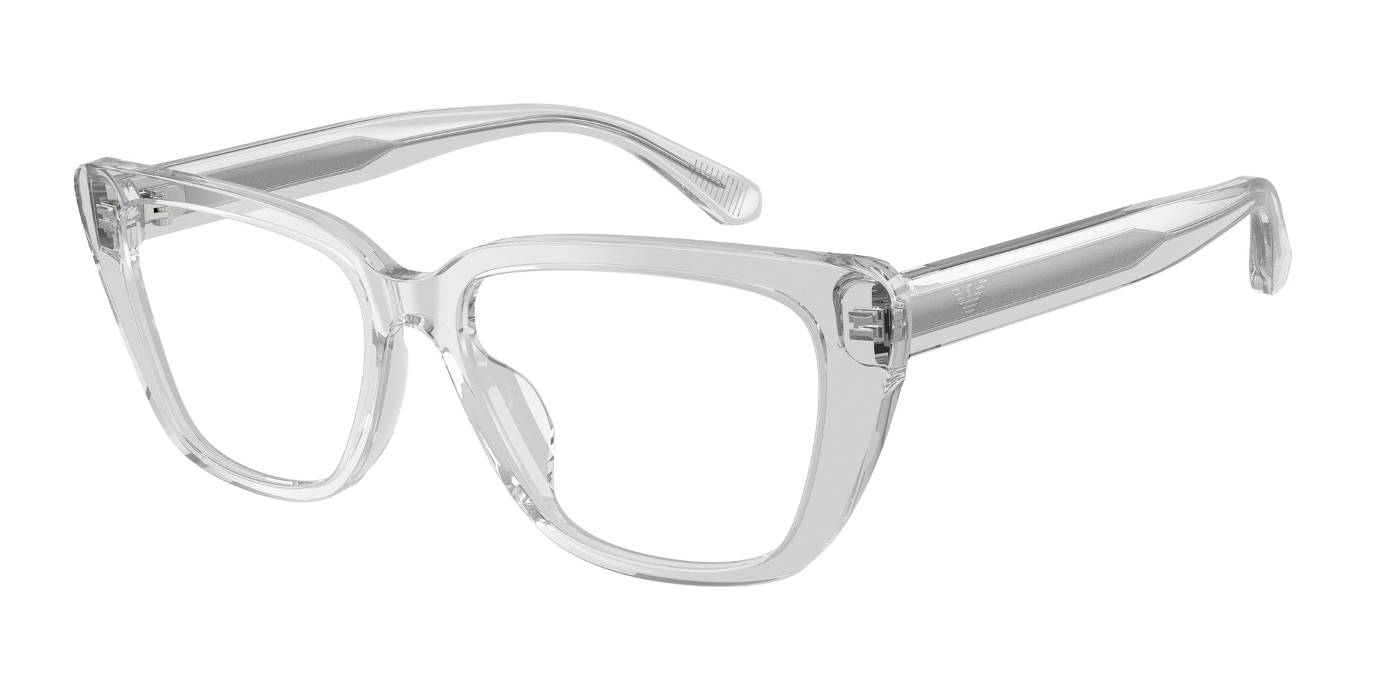 Emporio Armani Donna Emporio Armani EA3256U 6250 Montature da vista Acetato Trasparente Cat Eye Normale