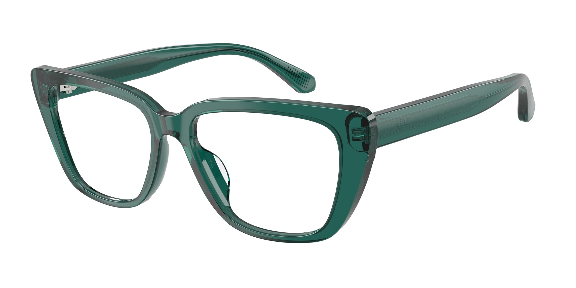 Emporio Armani Donna Emporio Armani EA3256U 6252 Montature da vista Acetato Verde Cat Eye Normale Emporio Armani Donna Emporio Armani EA3256U 6252 Montature da vista Acetato Verde Cat Eye Normale