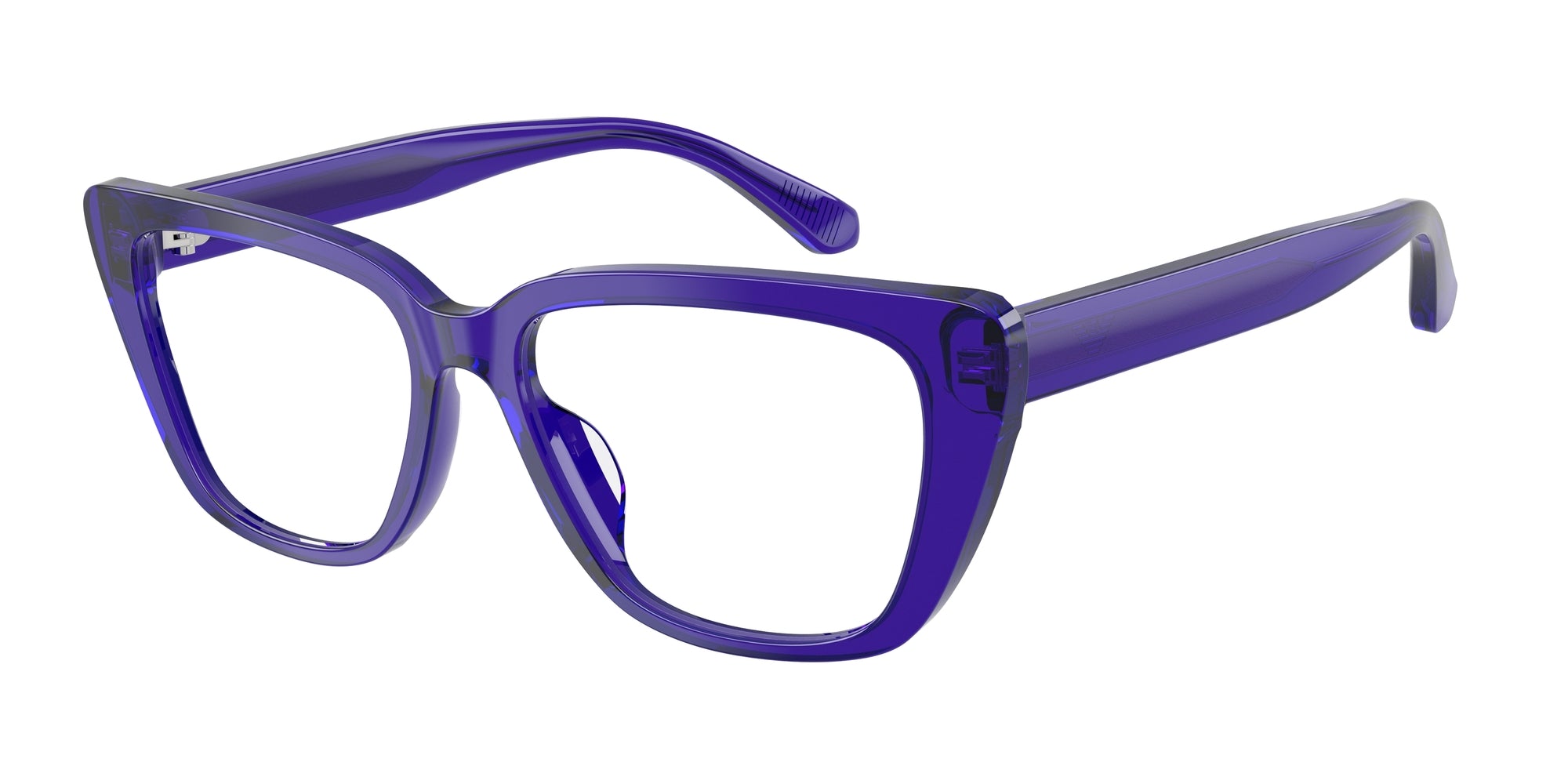 Emporio Armani Donna Emporio Armani EA3256U 6253 Montature da vista Acetato Viola Cat Eye Normale