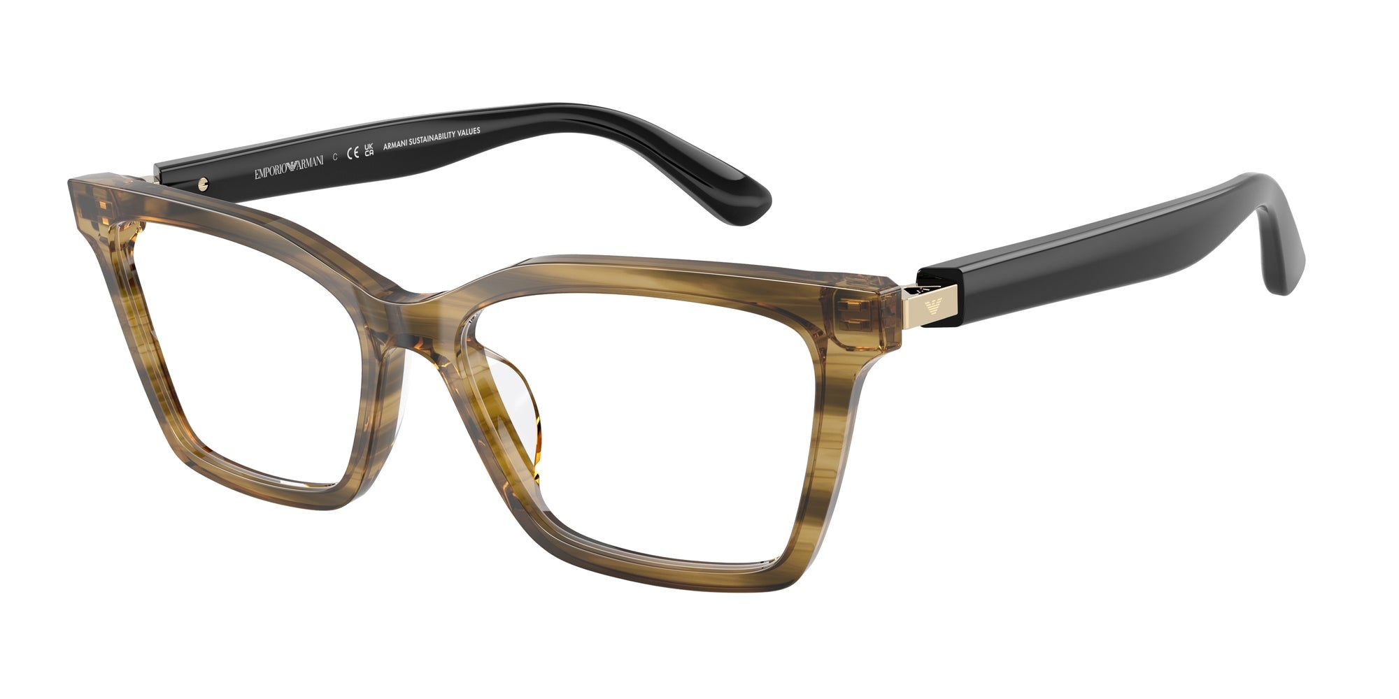 Emporio Armani Donna Emporio Armani EA3261U 6267 Montature da vista Acetato Verde Trasparente Farfalla Normale Emporio Armani Donna Emporio Armani EA3261U 6267 Montature da vista Acetato Verde Trasparente Farfalla Normale