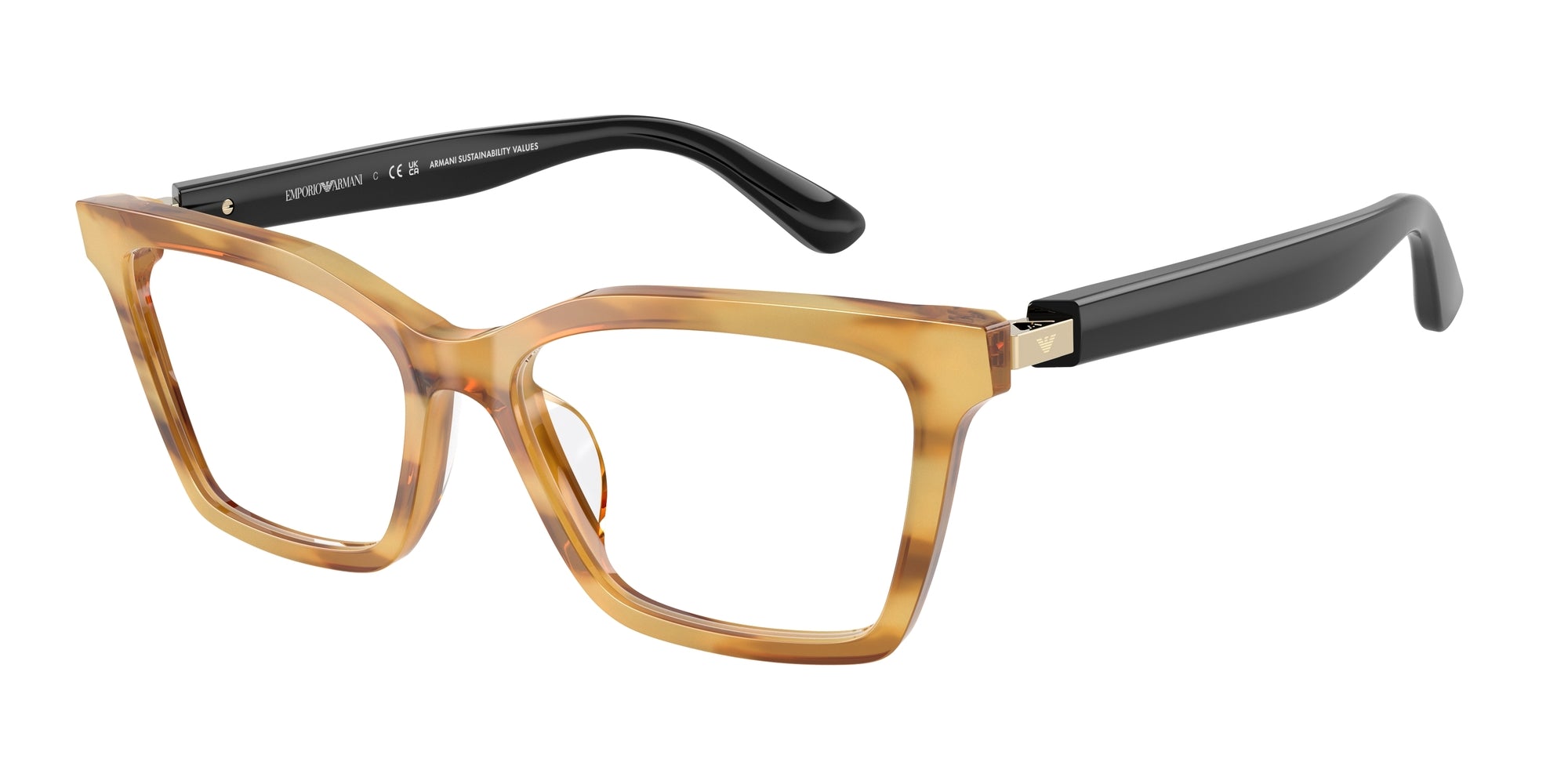 Emporio Armani Donna Emporio Armani EA3261U 6269 Montature da vista Acetato Giallo Farfalla Normale Emporio Armani Donna Emporio Armani EA3261U 6269 Montature da vista Acetato Giallo Farfalla Normale