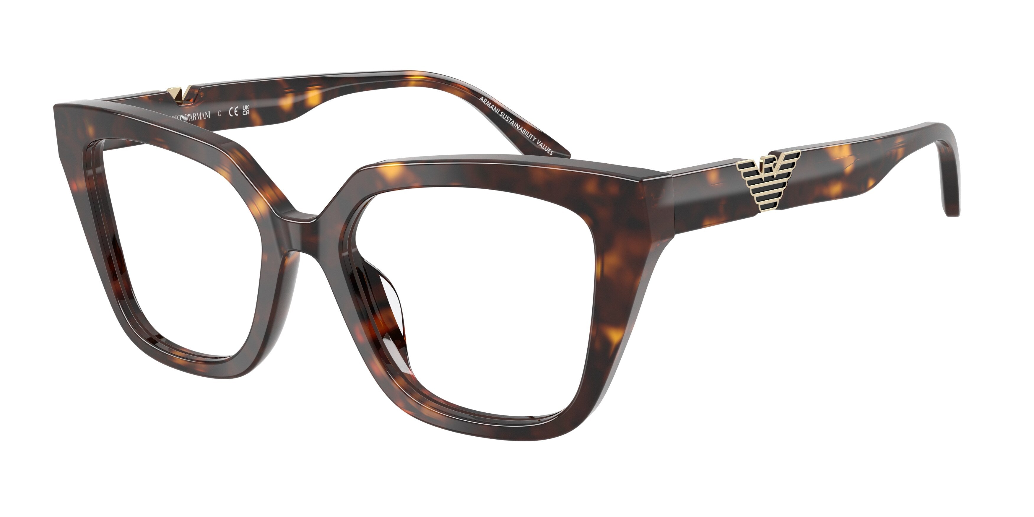Emporio Armani Donna Emporio Armani EA3267U 5026 Montature da vista Acetato Tartaruga Cat Eye Normale Emporio Armani Donna Emporio Armani EA3267U 5026 Montature da vista Acetato Tartaruga Cat Eye Normale