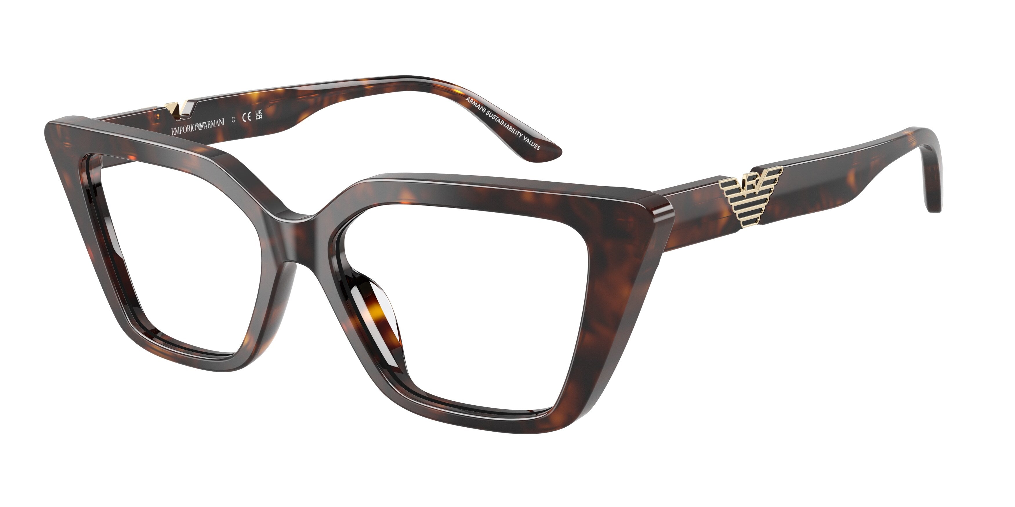 Emporio Armani Donna Emporio Armani EA3273U 5026 Montature da vista Acetato Tartaruga Cat Eye Normale Emporio Armani Donna Emporio Armani EA3273U 5026 Montature da vista Acetato Tartaruga Cat Eye Normale