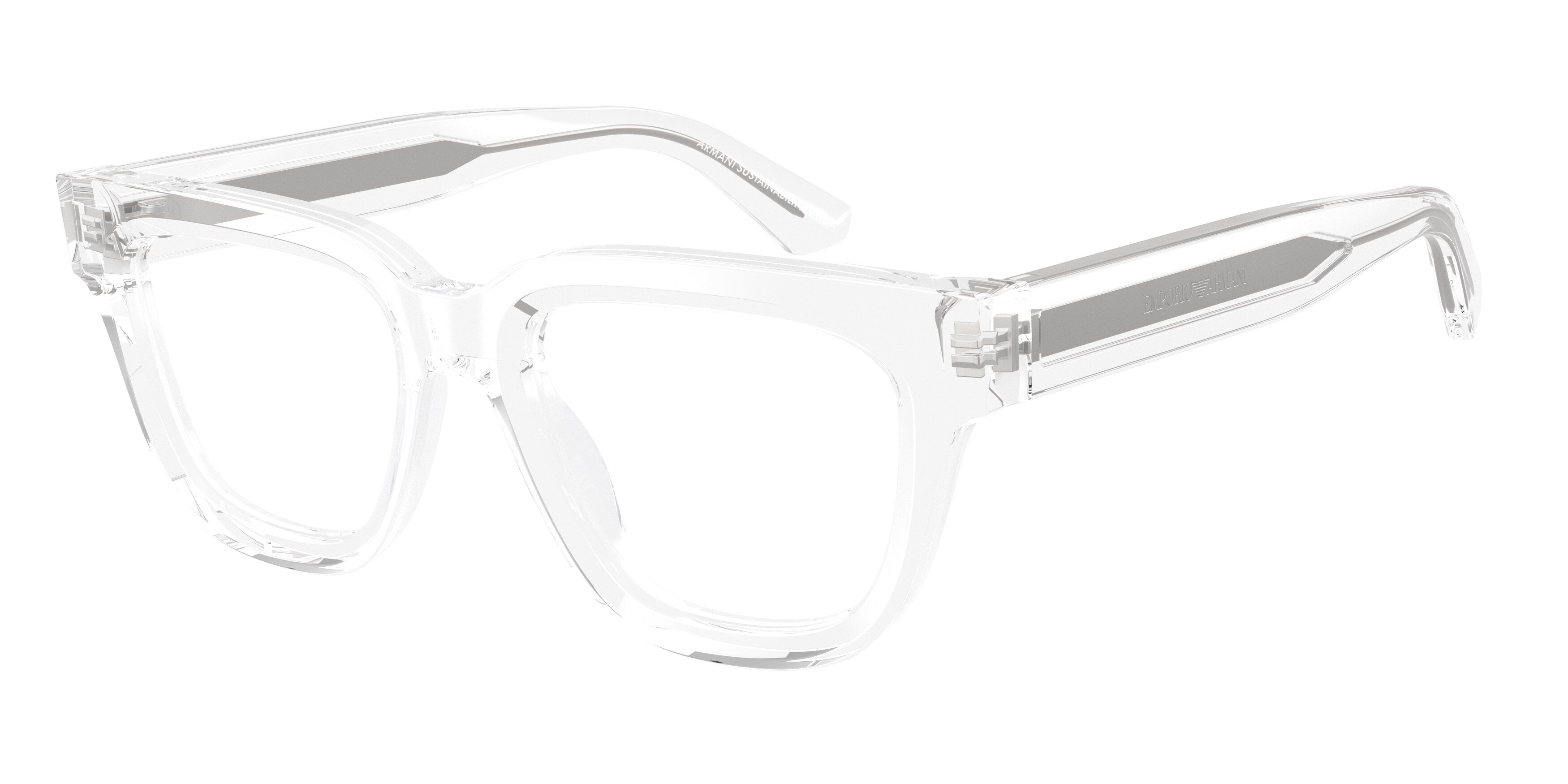 Emporio Armani Donna Emporio Armani EA3281 6344 Montature da vista Acetato Trasparente Trasparente Geometrica Normale Emporio Armani Donna Emporio Armani EA3281 6344 Montature da vista Acetato Trasparente Trasparente Geometrica Normale