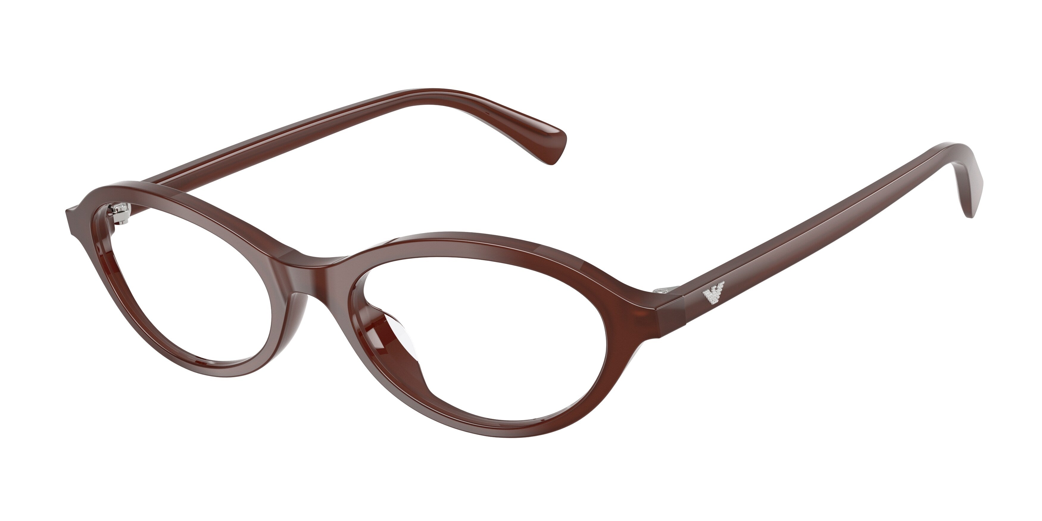 Emporio Armani Donna Emporio Armani EA3289U 6454 Montature da vista Acetato Marrone Trasparente Rotonda Normale Emporio Armani Donna Emporio Armani EA3289U 6454 Montature da vista Acetato Marrone Trasparente Rotonda Normale