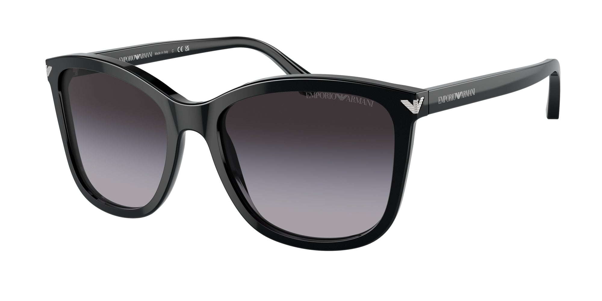 Emporio Armani Donna Emporio Armani EA4060 50178G Occhiali da sole Acetato Nero Grigio Squadrata Normale Sfumato Emporio Armani Donna Emporio Armani EA4060 50178G Occhiali da sole Acetato Nero Grigio Squadrata Normale Sfumato