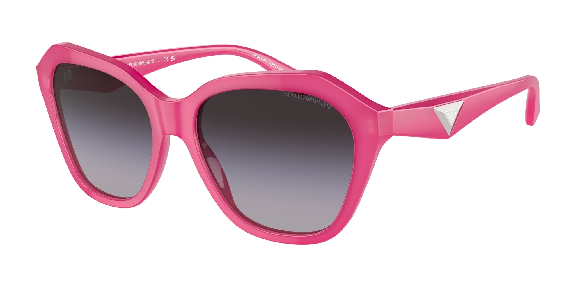 Emporio Armani Donna Emporio Armani EA4221 61188G Occhiali da sole Acetato Rosa Grigio Geometrica Normale Sfumato Emporio Armani Donna Emporio Armani EA4221 61188G Occhiali da sole Acetato Rosa Grigio Geometrica Normale Sfumato