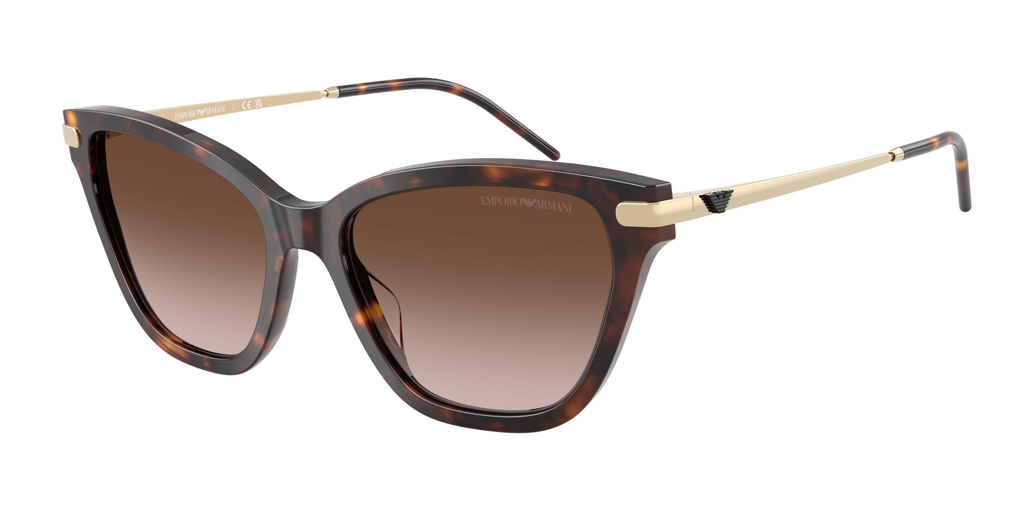 Emporio Armani Donna Emporio Armani EA4251 502613 Occhiali da sole Acetato Tartaruga Marrone Cat Eye Normale Sfumato Emporio Armani Donna Emporio Armani EA4251 502613 Occhiali da sole Acetato Tartaruga Marrone Cat Eye Normale Sfumato