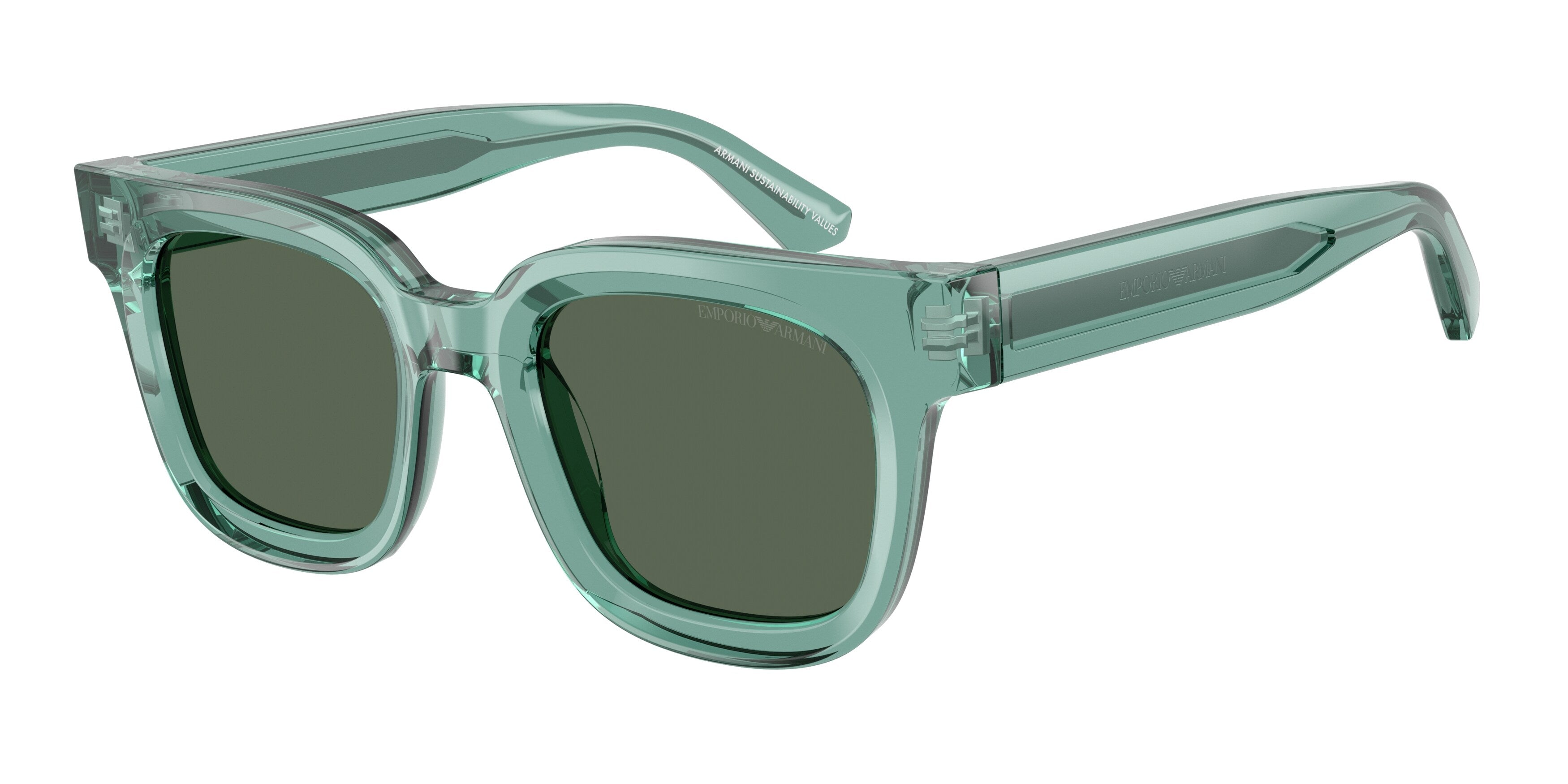 Emporio Armani Donna Emporio Armani EA4271 636571 Occhiali da sole Acetato Verde Verde Geometrica Normale Emporio Armani Donna Emporio Armani EA4271 636571 Occhiali da sole Acetato Verde Verde Geometrica Normale
