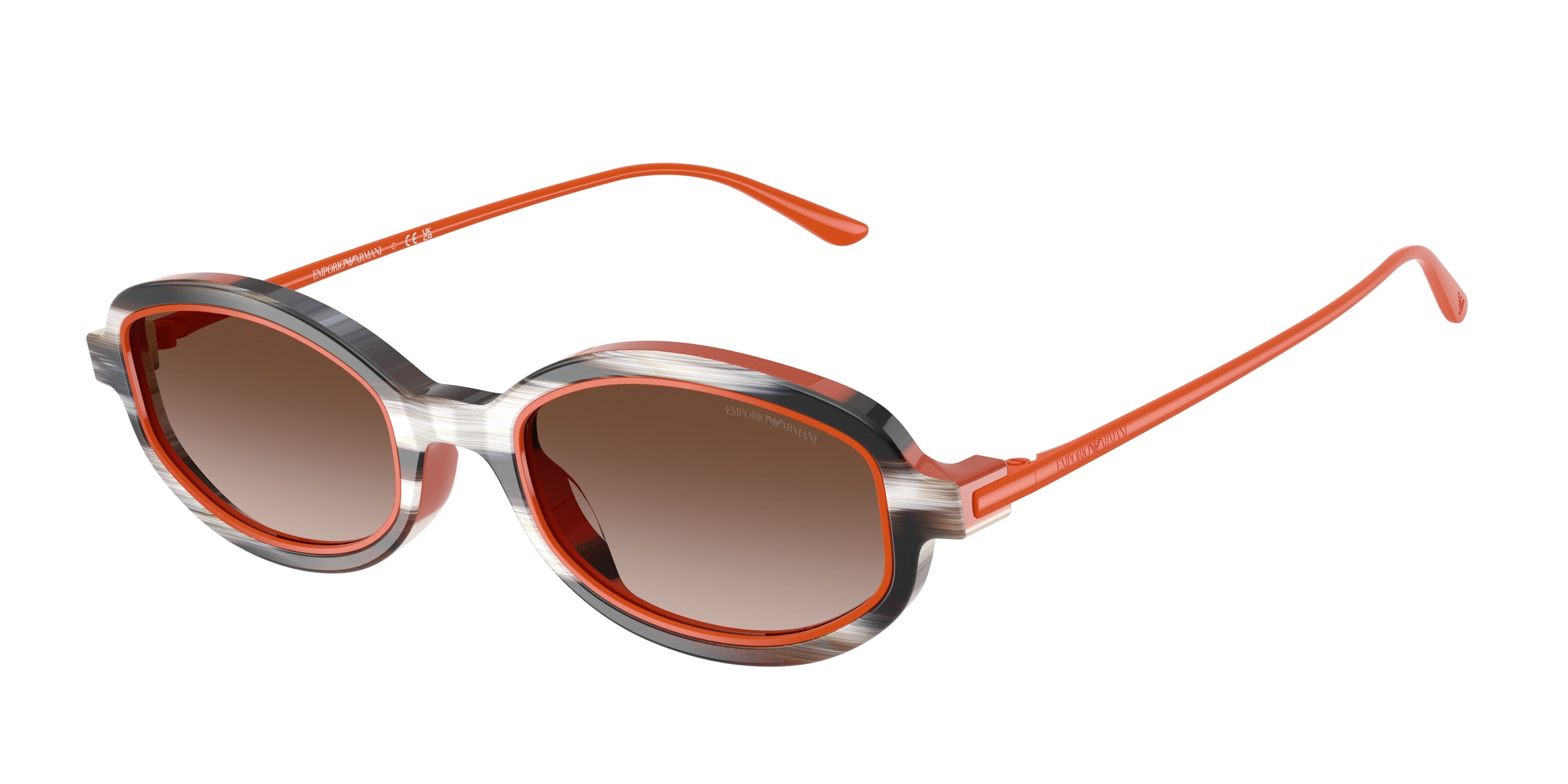 Emporio Armani Donna Emporio Armani EA4276U 642613 Occhiali da sole Acetato Multi-colore Marrone Geometrica Normale Sfumato Emporio Armani Donna Emporio Armani EA4276U 642613 Occhiali da sole Acetato Multi-colore Marrone Geometrica Normale Sfumato
