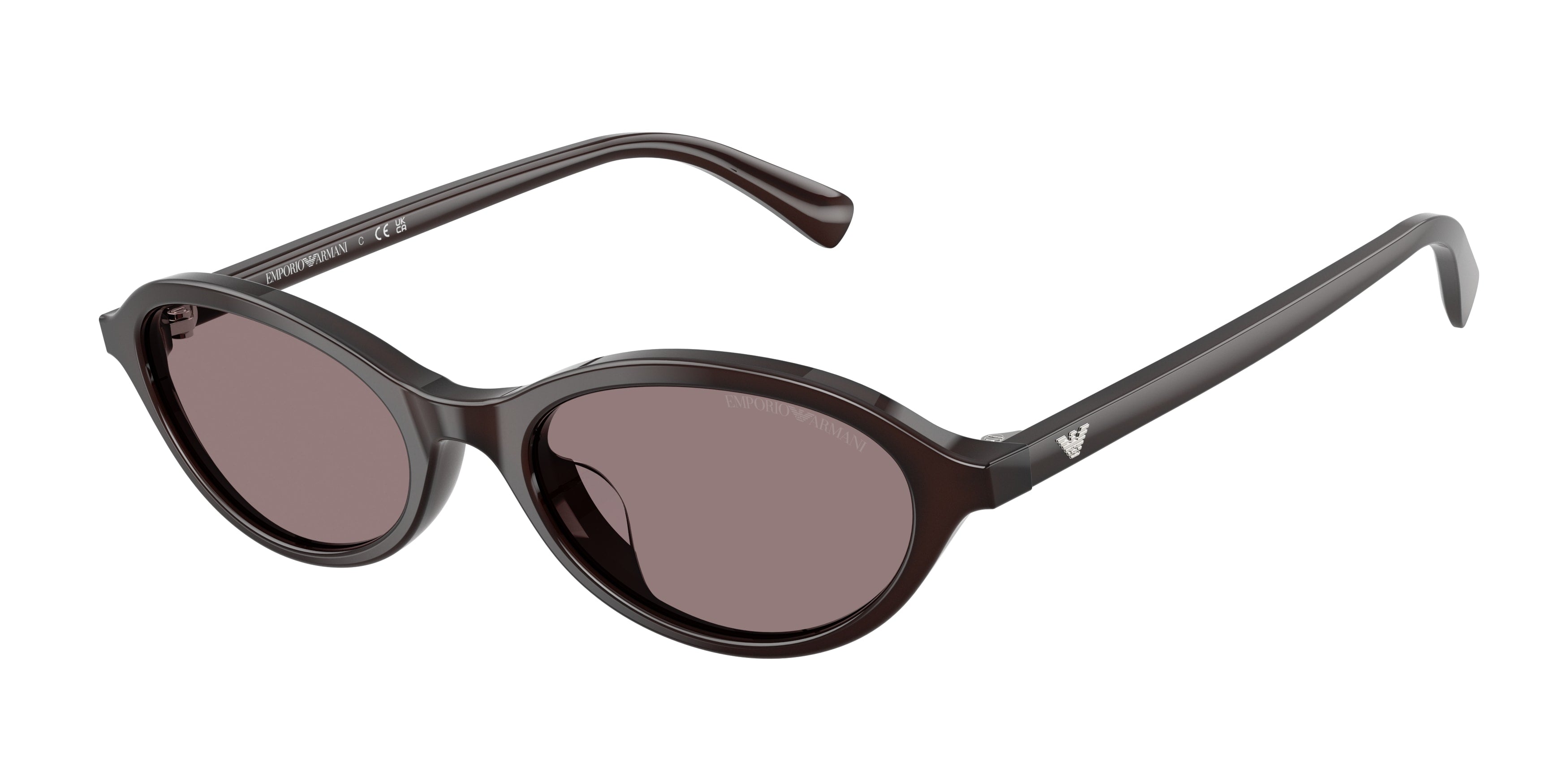 Emporio Armani Donna Emporio Armani EA4281U 64547N Occhiali da sole Acetato Marrone Viola Rotonda Normale Emporio Armani Donna Emporio Armani EA4281U 64547N Occhiali da sole Acetato Marrone Viola Rotonda Normale