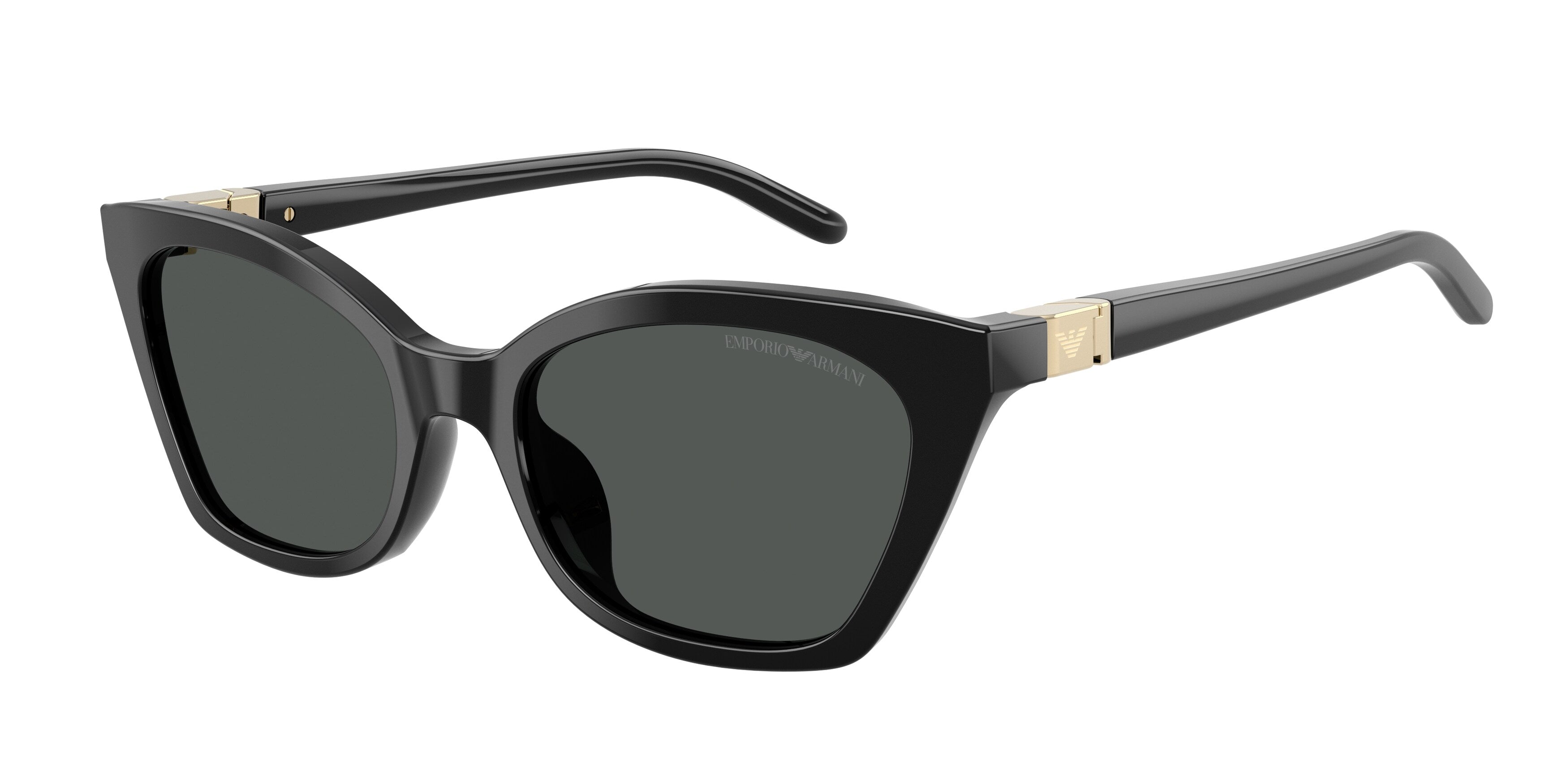 Emporio Armani Donna Emporio Armani EA4284U 501787 Occhiali da sole Acetato Nero Grigio Cat Eye Normale Emporio Armani Donna Emporio Armani EA4284U 501787 Occhiali da sole Acetato Nero Grigio Cat Eye Normale