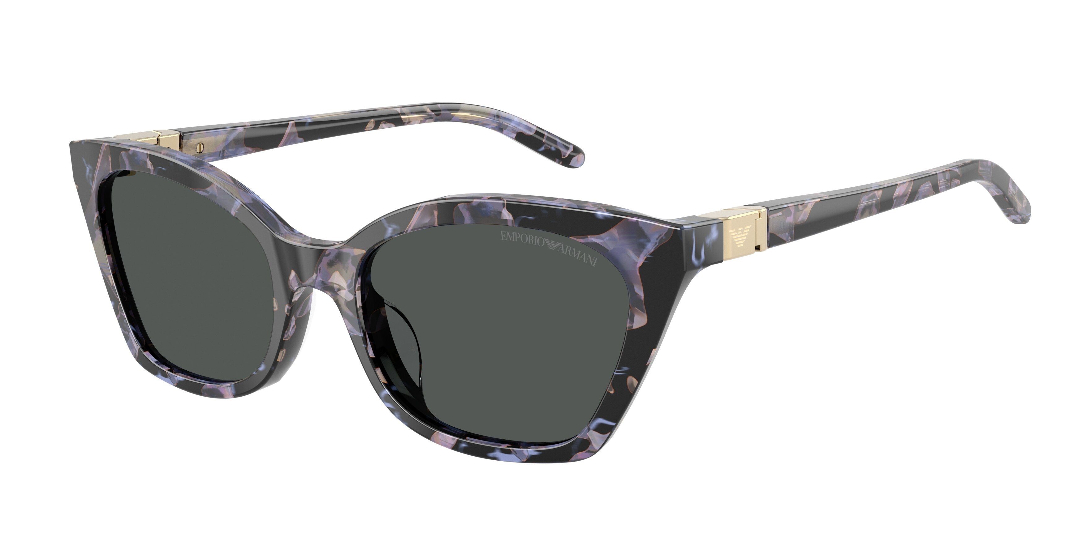 Emporio Armani Donna Emporio Armani EA4284U 646087 Occhiali da sole Acetato Tartaruga Grigio Cat Eye Normale