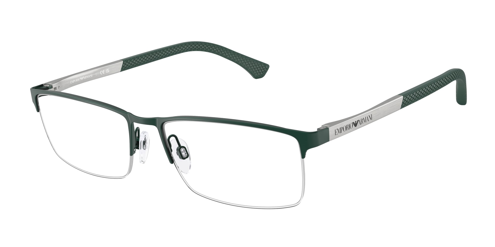 Emporio Armani Uomo Emporio Armani EA1041 3017 Montature da vista Metallo Verde Squadrata Normale Emporio Armani Uomo Emporio Armani EA1041 3017 Montature da vista Metallo Verde Squadrata Normale
