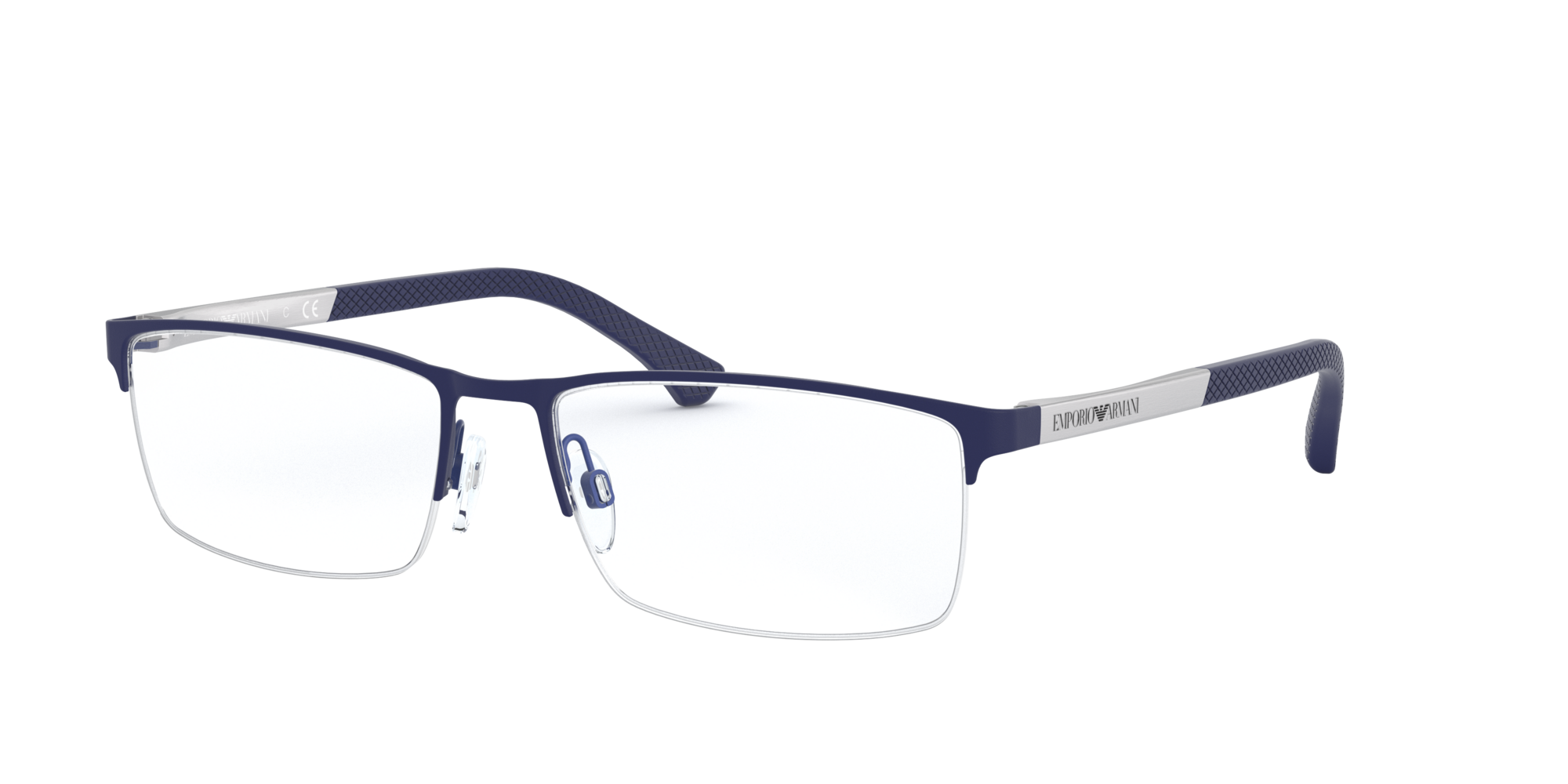 Emporio Armani Uomo Emporio Armani EA1041 3131 Montature da vista Metallo Blu Squadrata Normale Emporio Armani Uomo Emporio Armani EA1041 3131 Montature da vista Metallo Blu Squadrata Normale