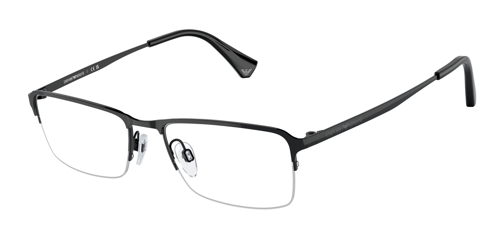 Emporio Armani Uomo Emporio Armani EA1044TD 3001 Montature da vista Titanio Nero Squadrata Normale Emporio Armani Uomo Emporio Armani EA1044TD 3001 Montature da vista Titanio Nero Squadrata Normale