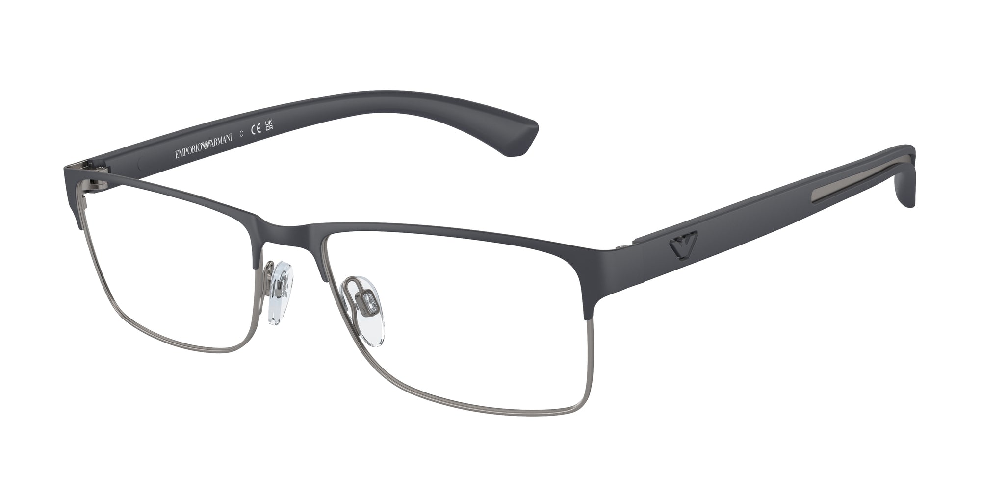 Emporio Armani Uomo Emporio Armani EA1052 3155 Montature da vista Metallo Blu Trasparente Squadrata Normale Emporio Armani Uomo Emporio Armani EA1052 3155 Montature da vista Metallo Blu Trasparente Squadrata Normale