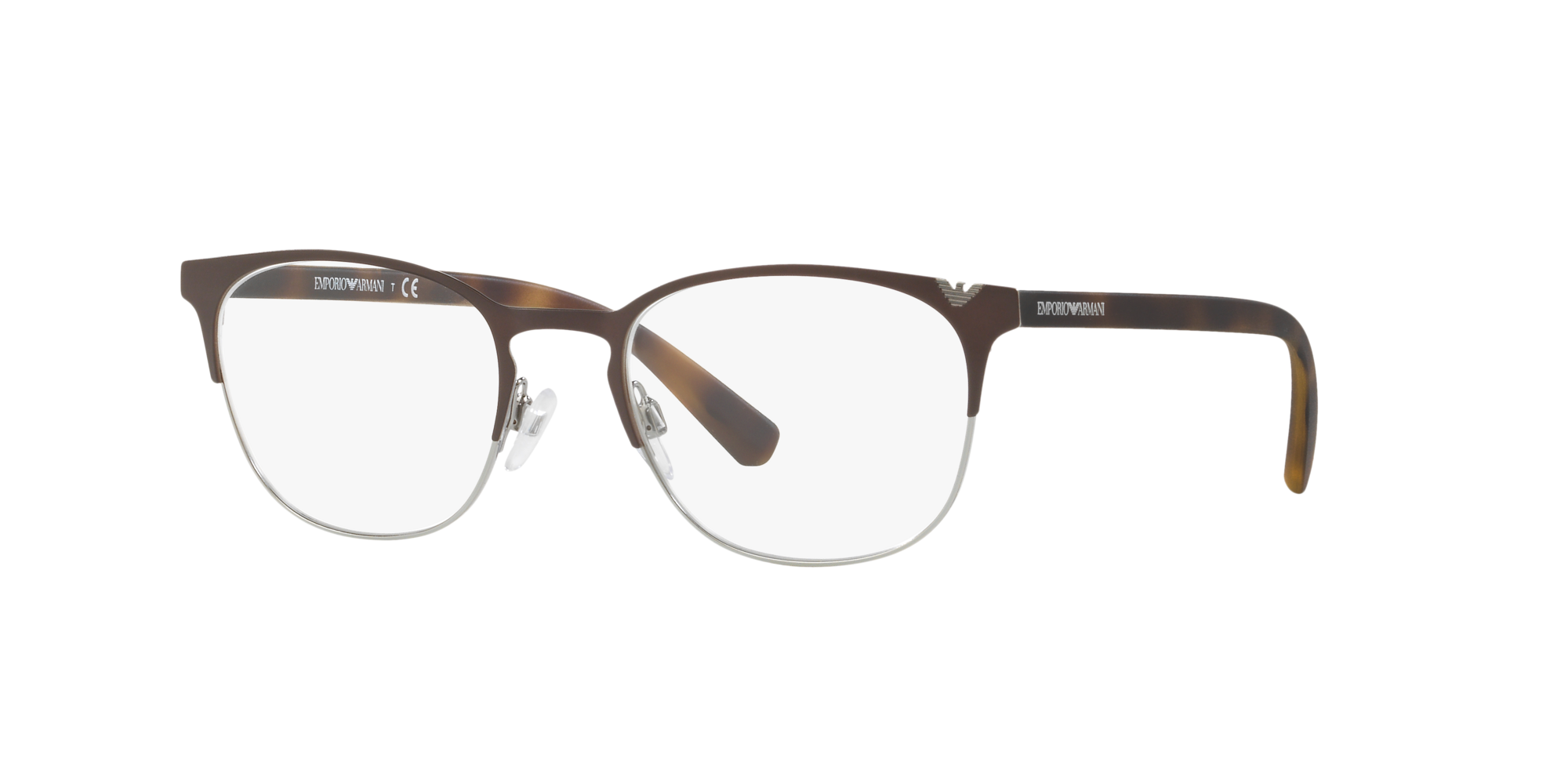 Emporio Armani Uomo Emporio Armani EA1059 3179 Montature da vista Metallo Marrone Rotonda Normale Emporio Armani Uomo Emporio Armani EA1059 3179 Montature da vista Metallo Marrone Rotonda Normale